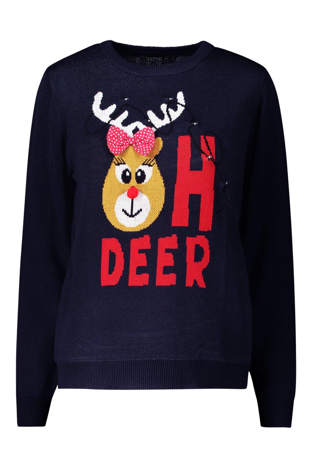 light up christmas jumper