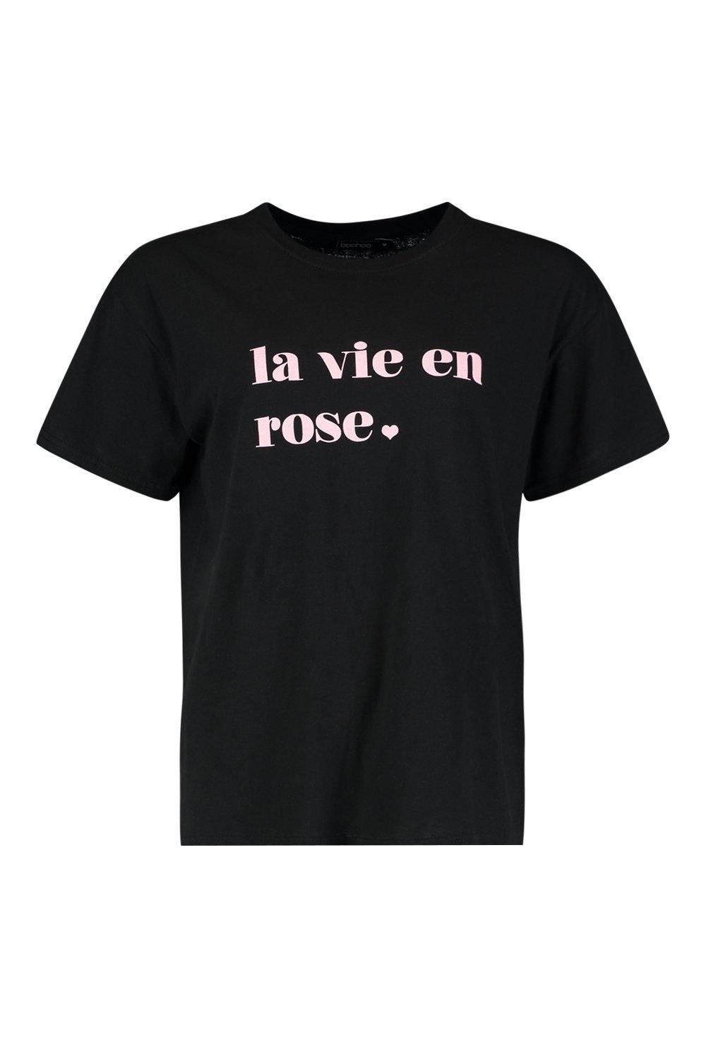 T shirt la on sale vie en rose