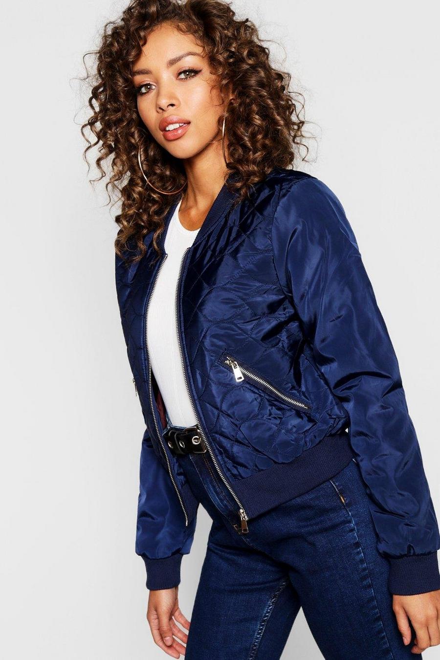 Quilted Bomber Jacket image number 1