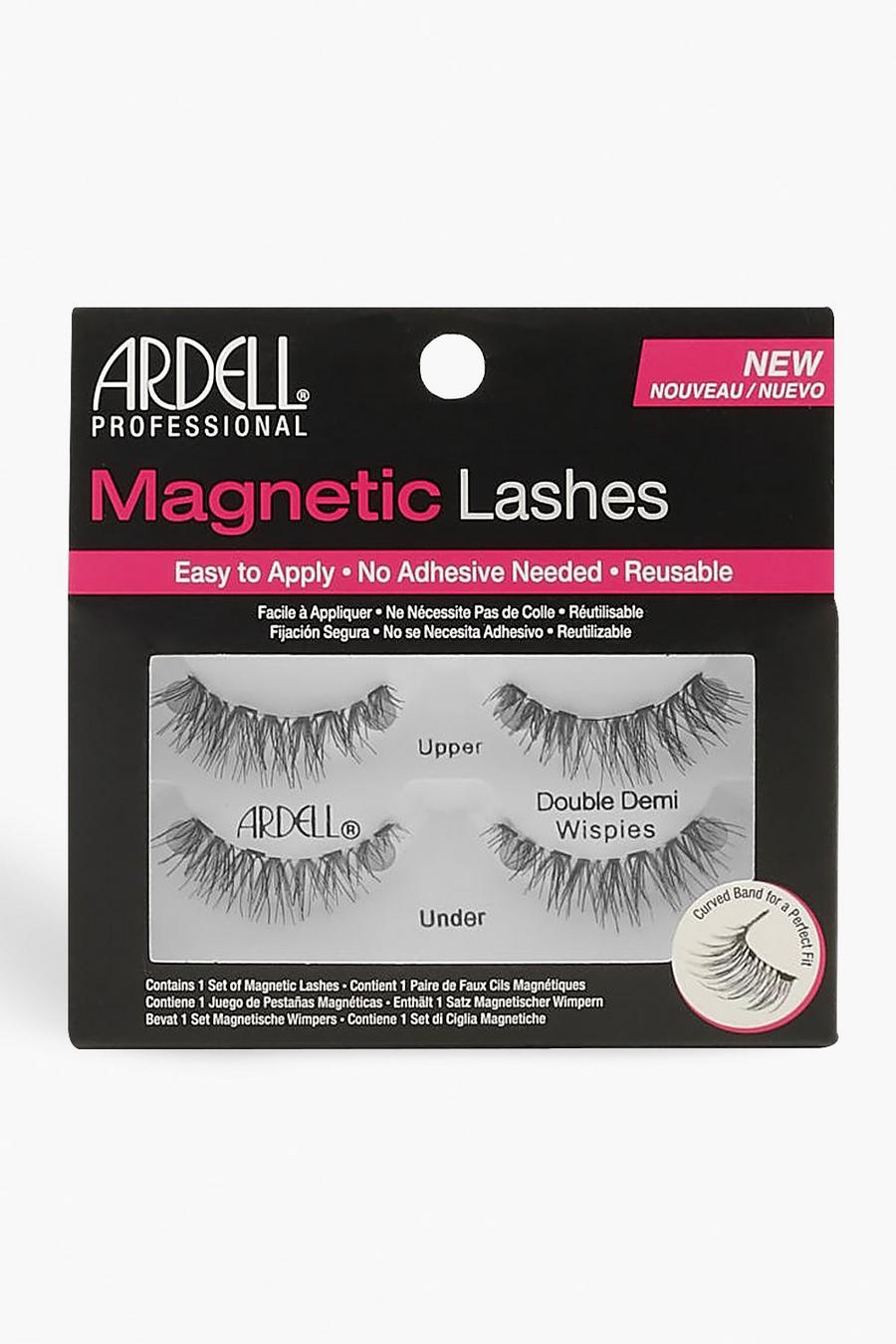 Black Ardell Double Demi Wispies Magnetic False Eyelashes image number 1