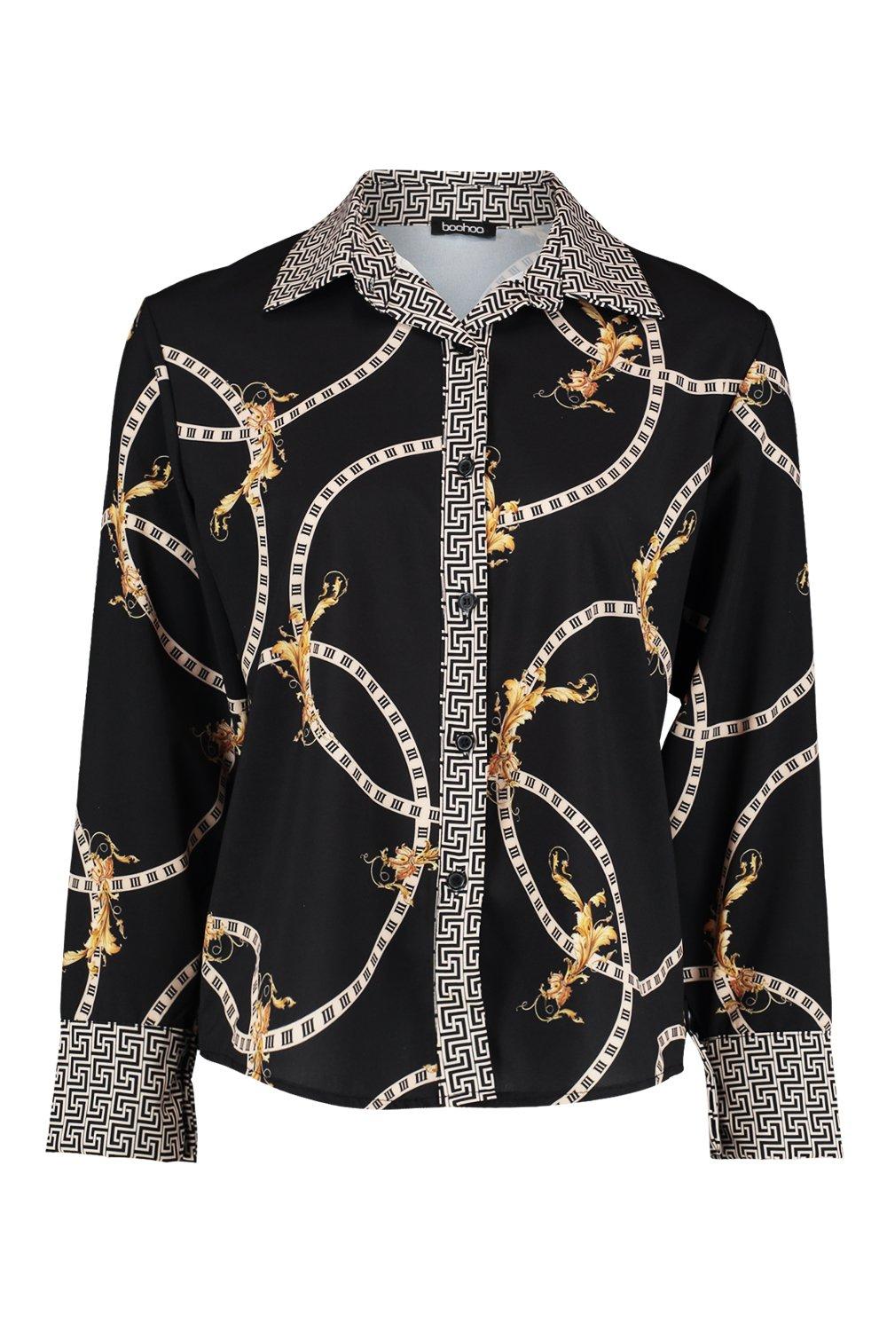 boohoo chain print