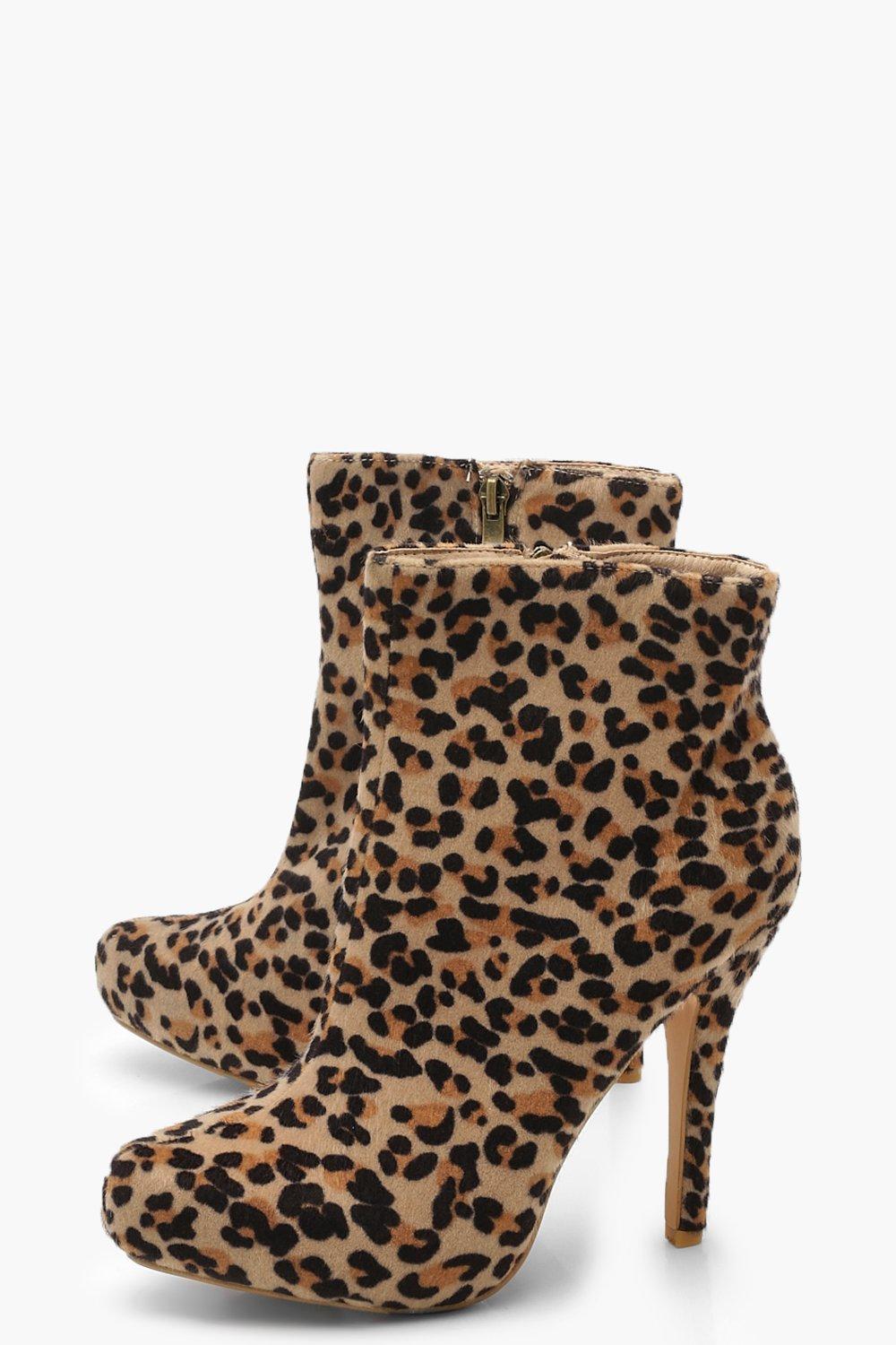 leopard print shoes boohoo
