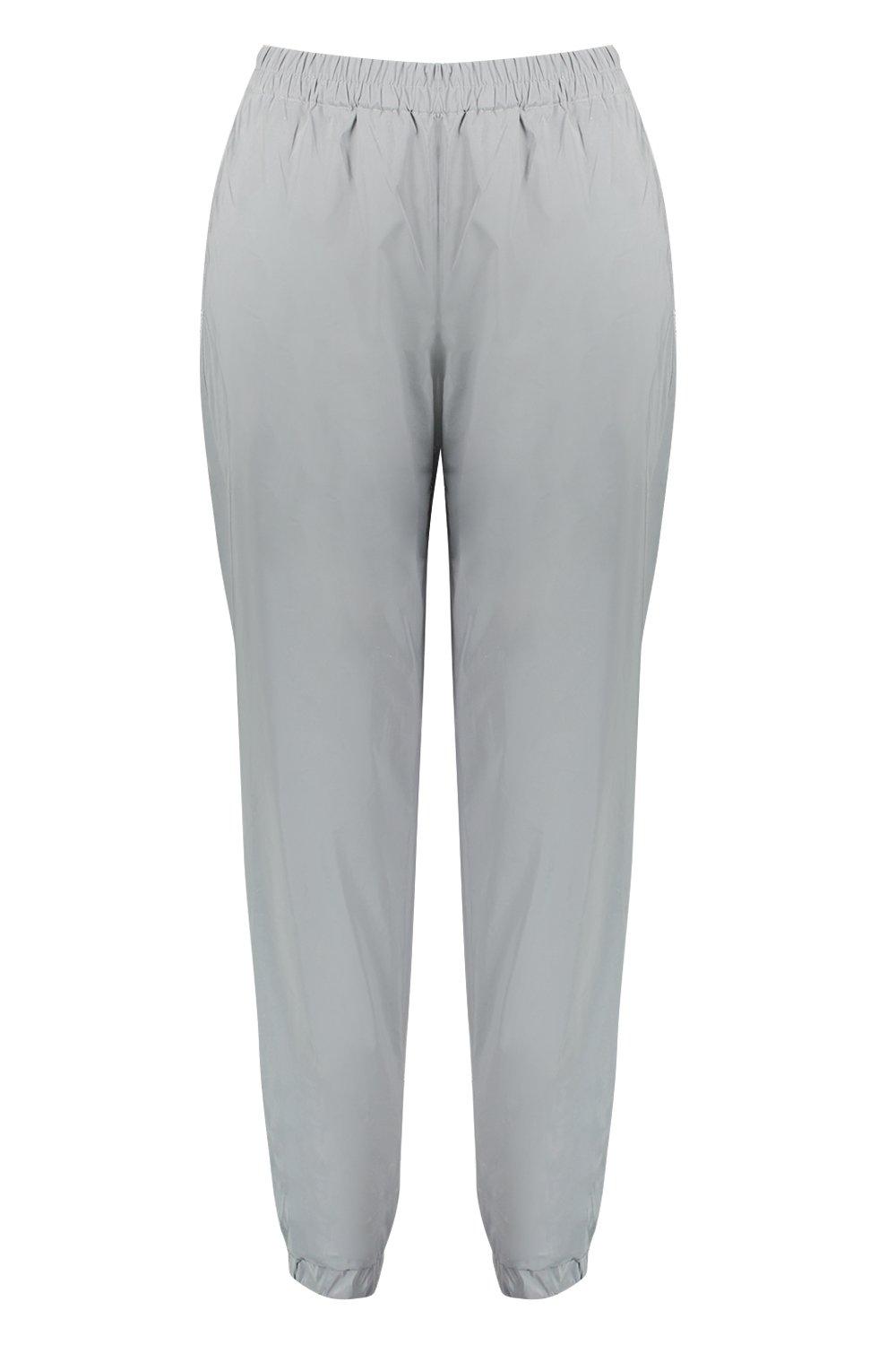 boohoo reflective joggers