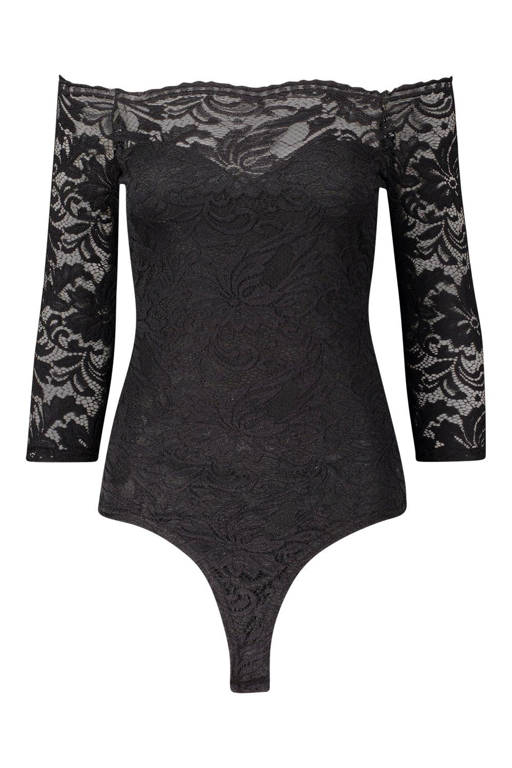 Premium Eyelash Lace Bodysuit