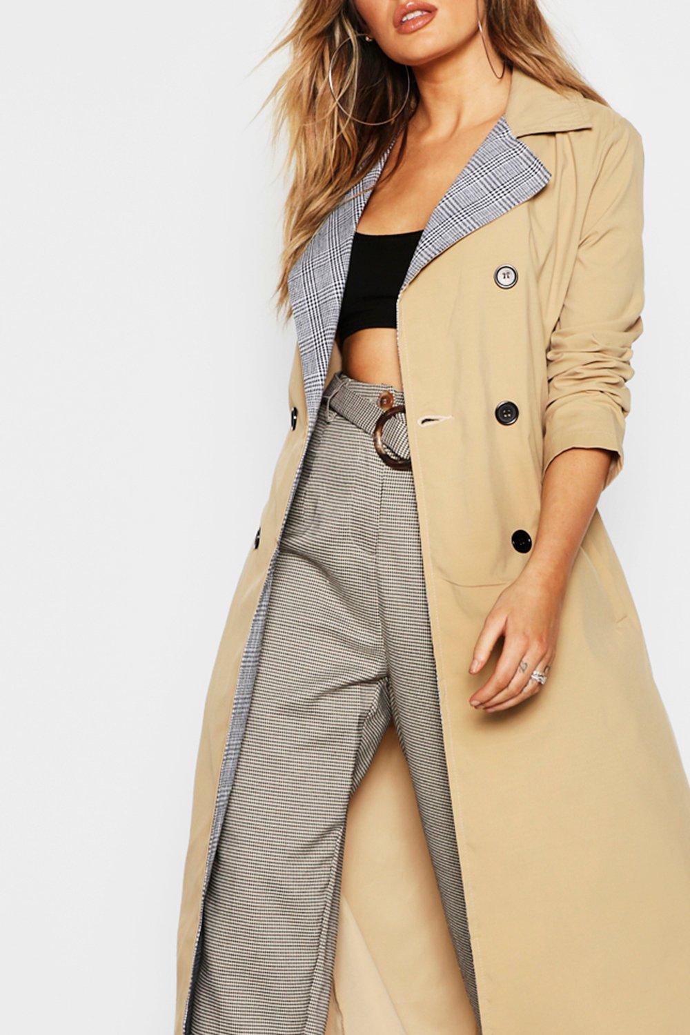 Lined trench coat hotsell