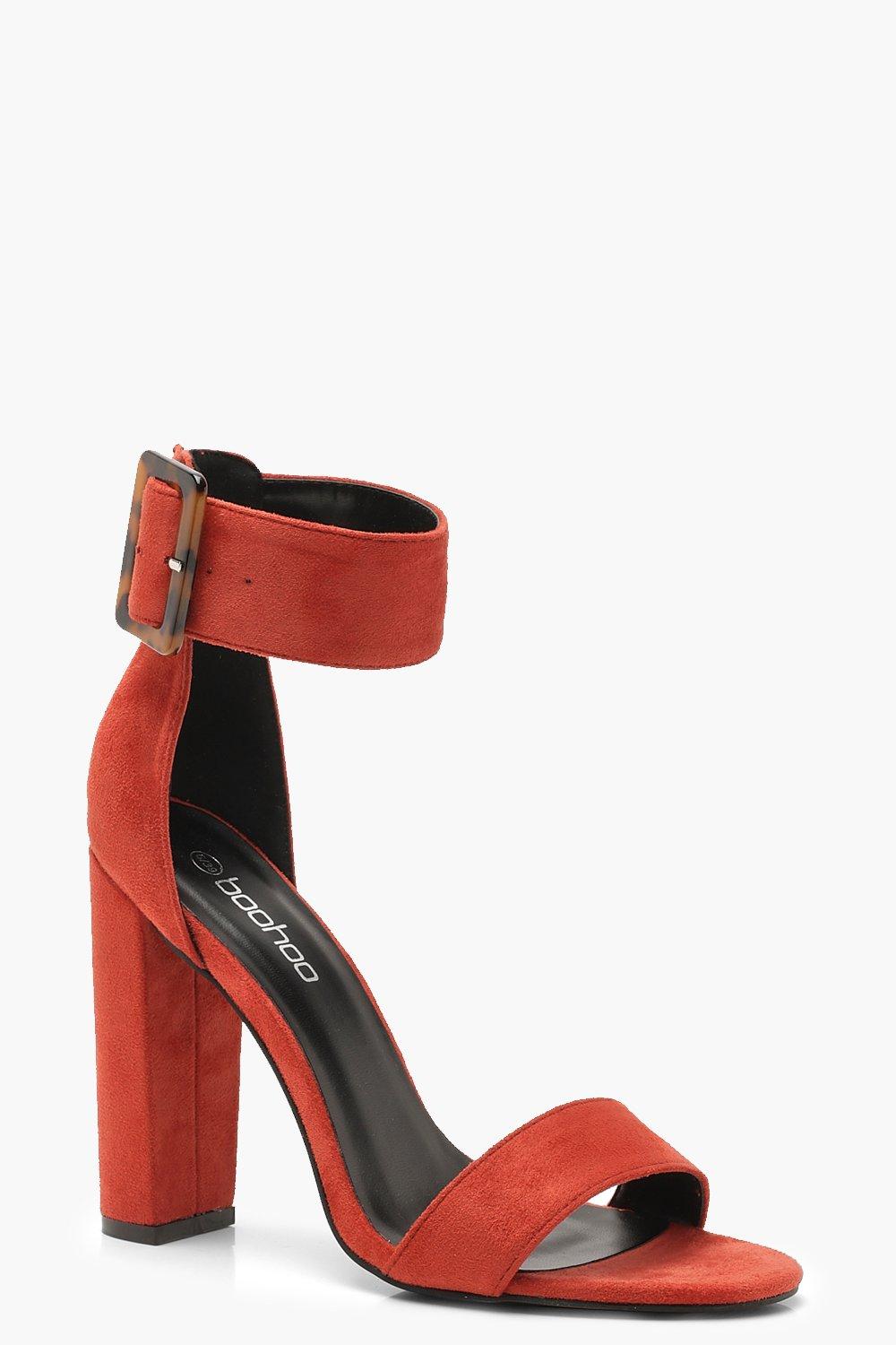 boohoo red heels
