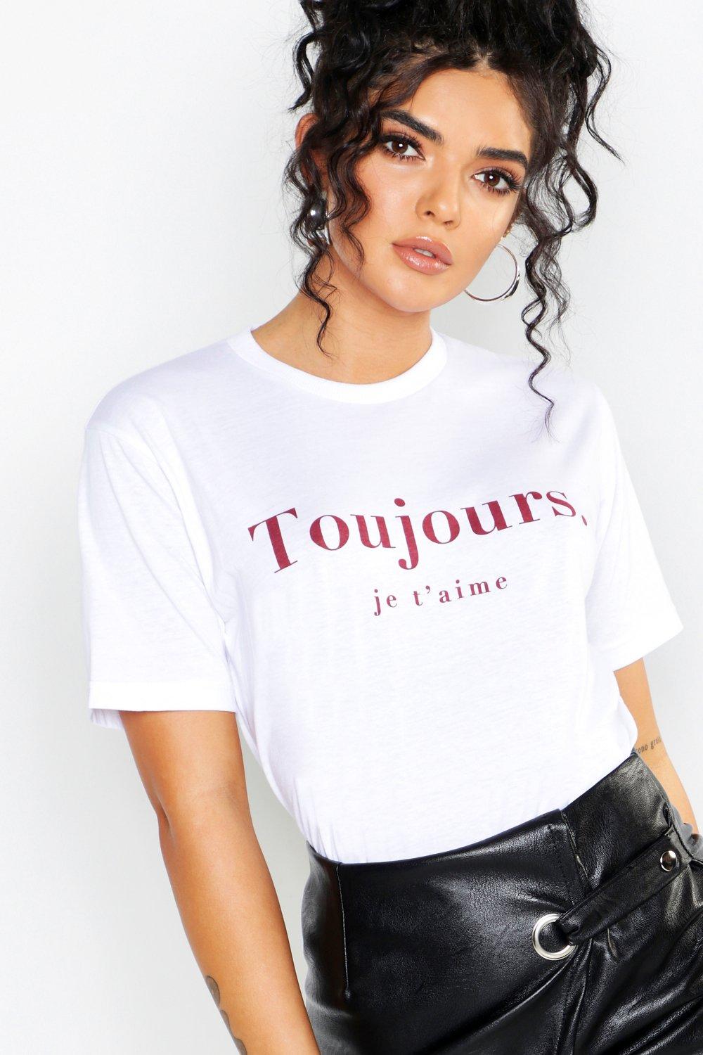 French slogan outlet sweatshirt