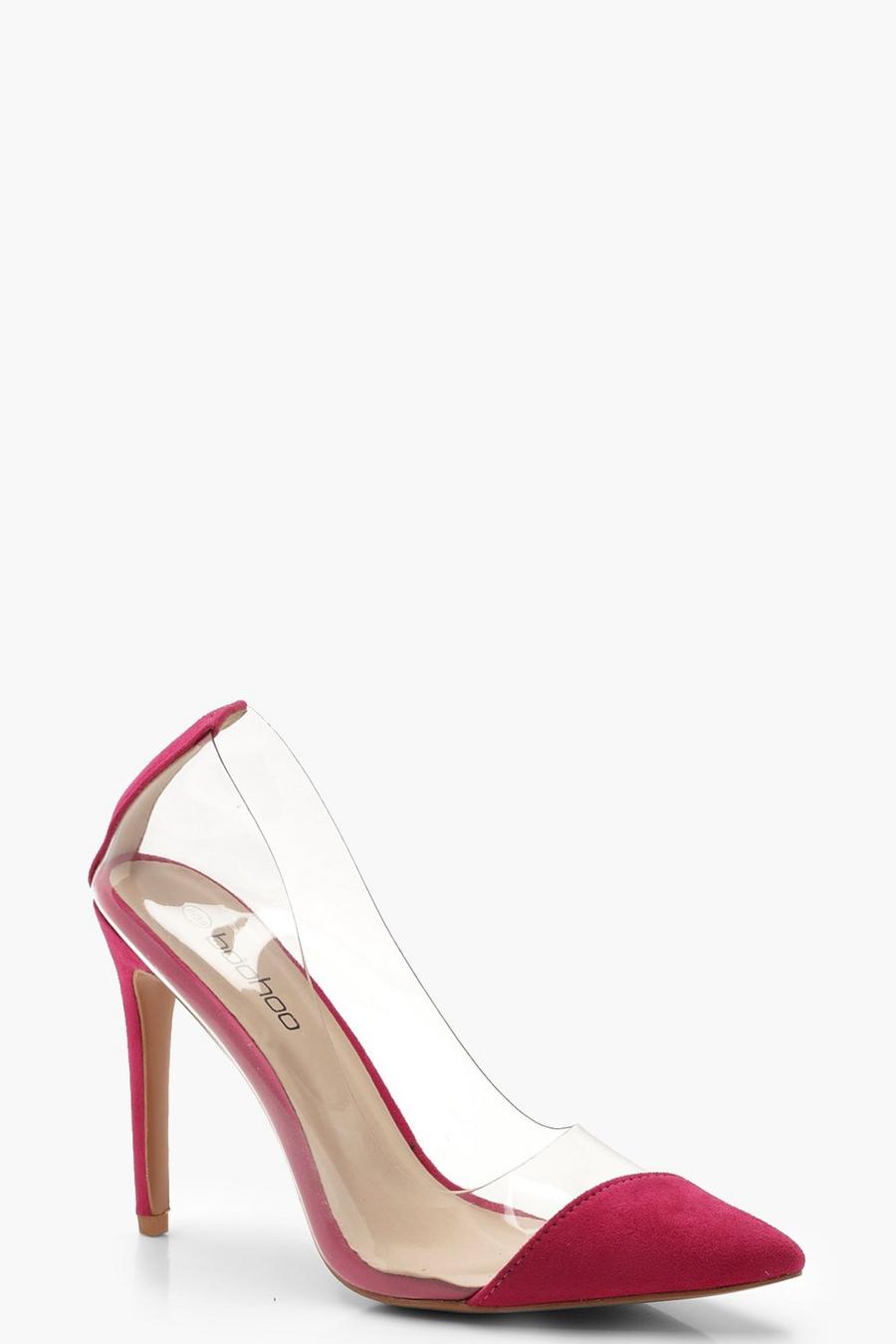Clear Pointed Court Shoes image number 1