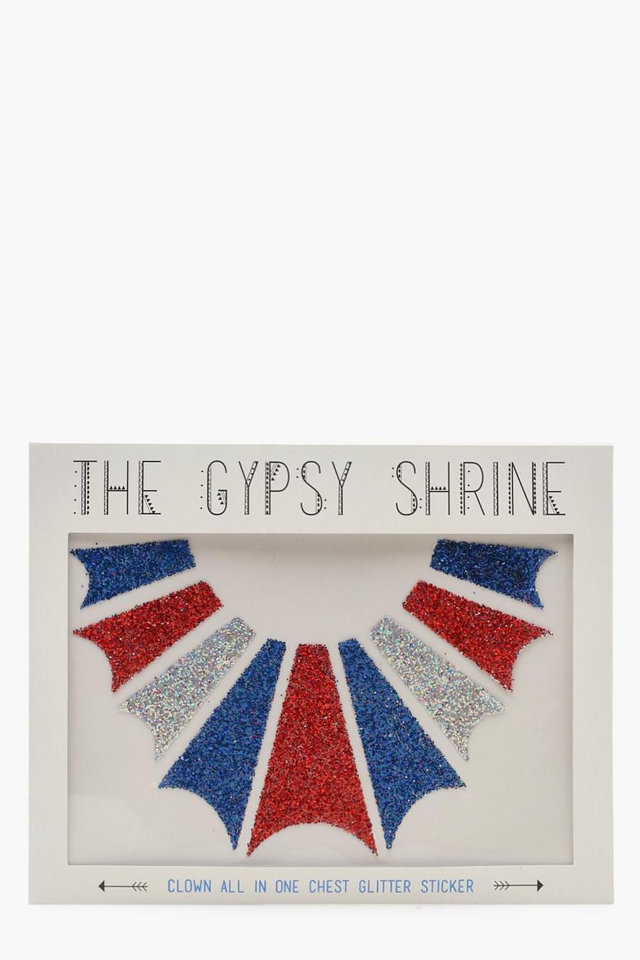Gypsy Shrine Clown Aufkleber für den Körper, Mehrfarbig image number 1