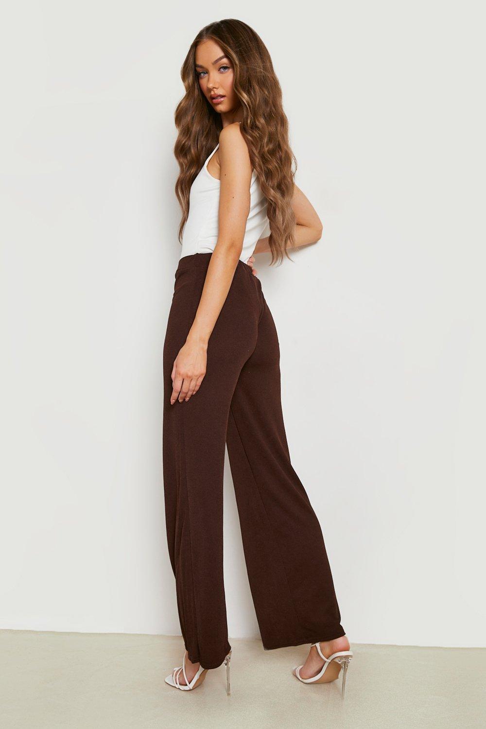 crepe palazzo trousers