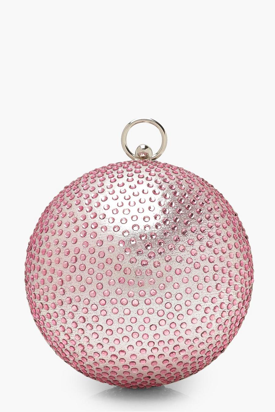 Diamante Sphere Clutch Bag image number 1