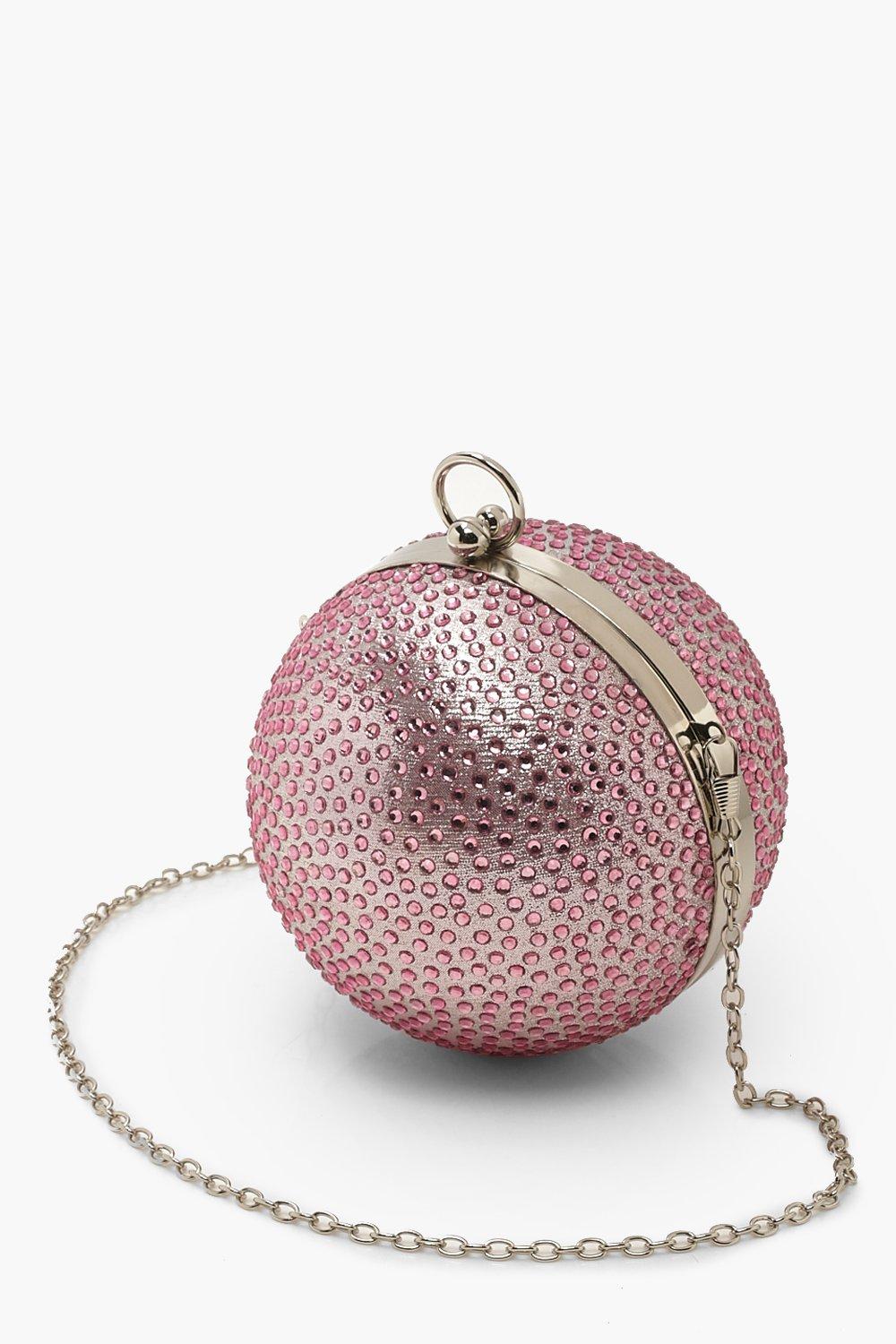 Gold sphere best sale clutch bag