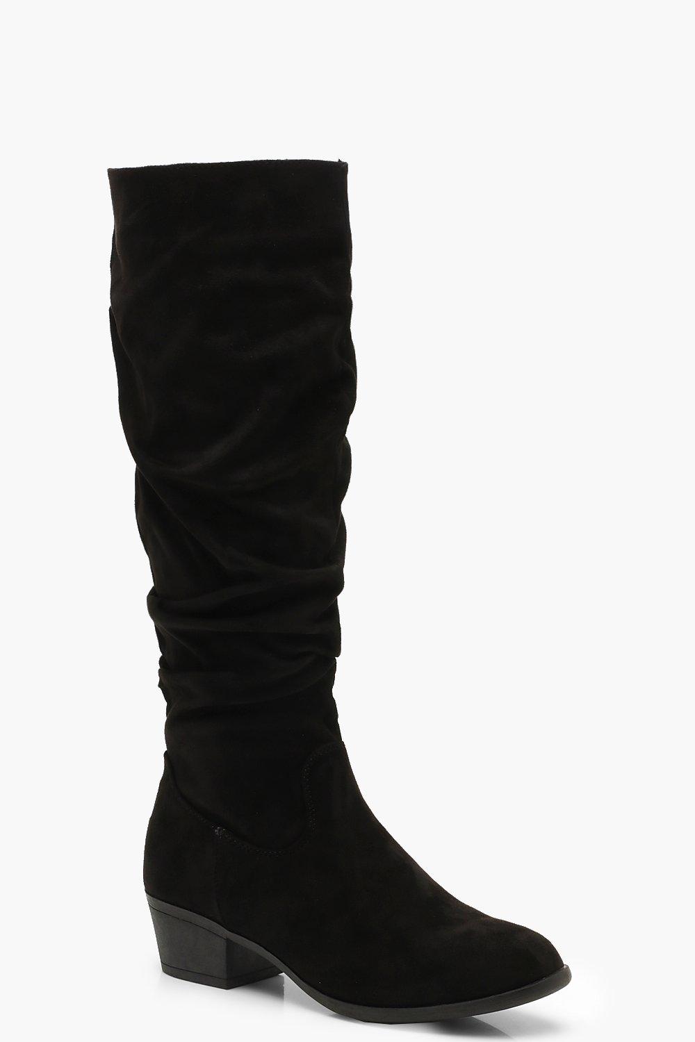 slouch knee boots