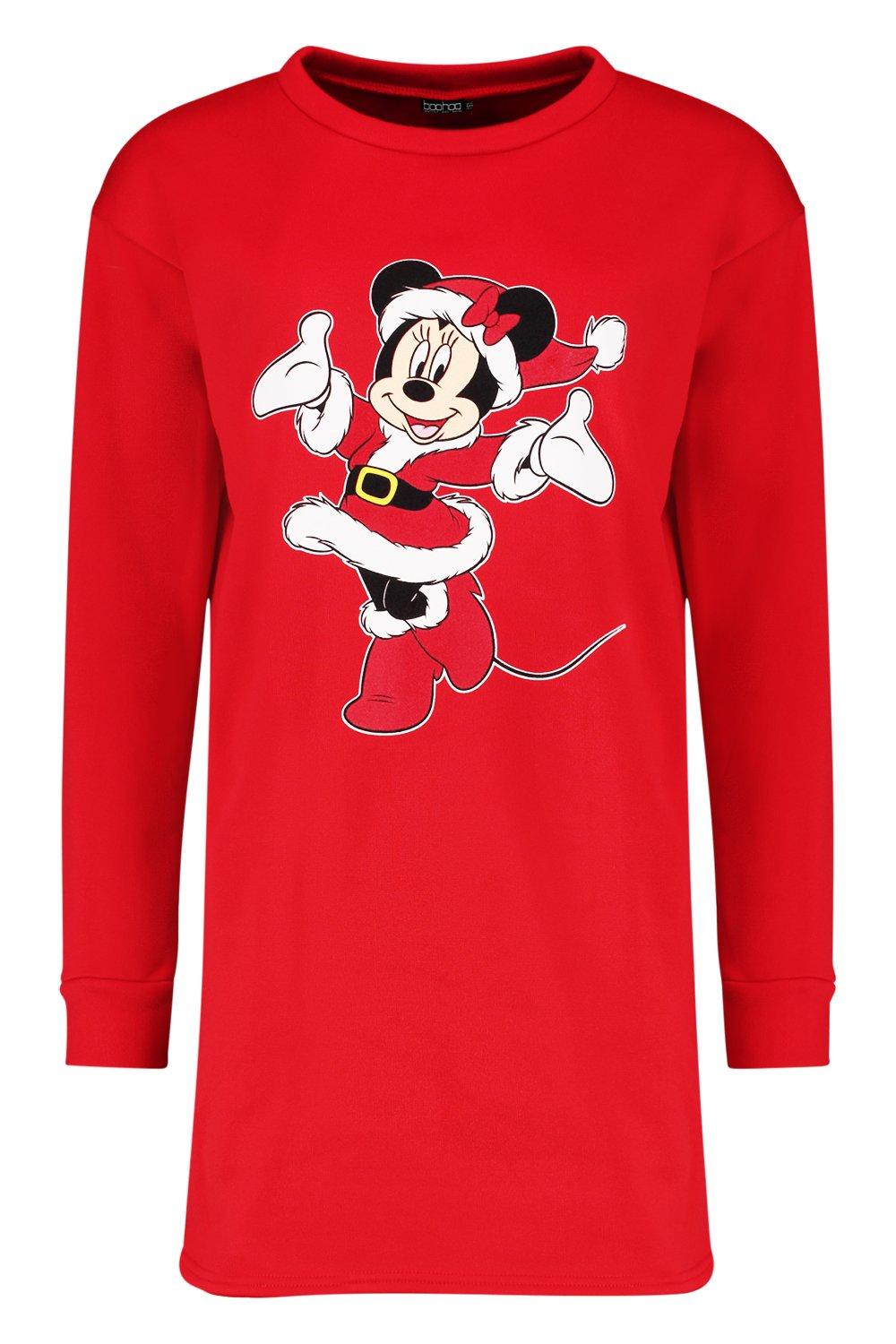 Disney Christmas Minnie Sweatshirt Dress