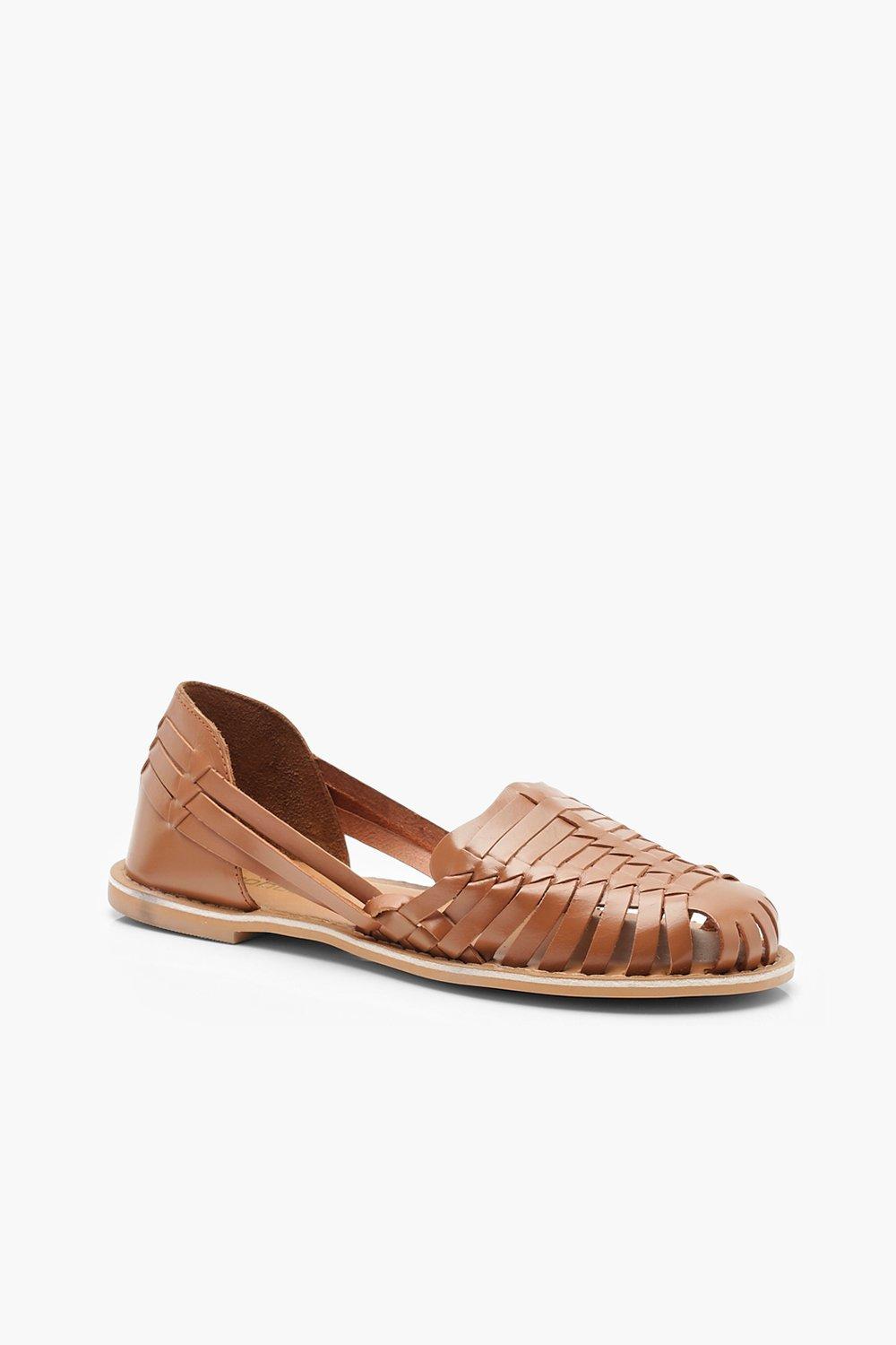 Woven leather best sale shoes ladies