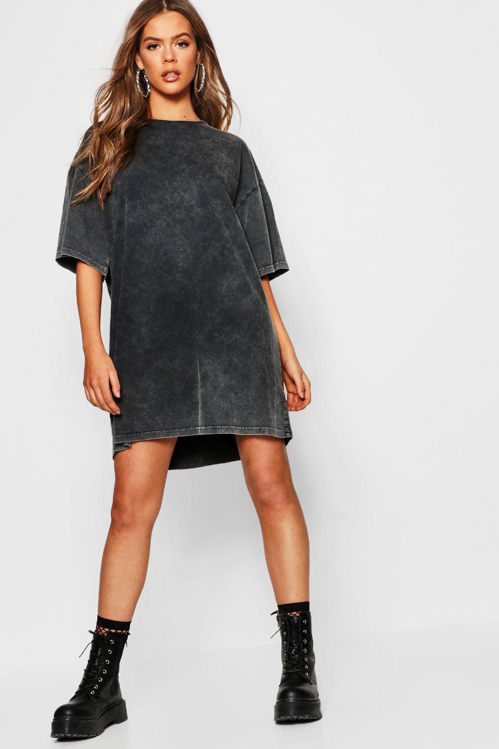 charcoal t shirt dress