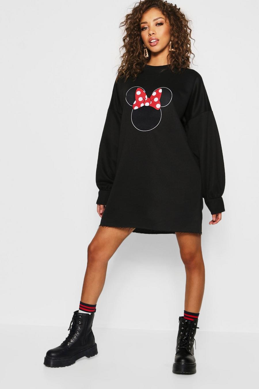 Mimmi Pigg Sweatshirtklänning med ballongärm och Disneymotiv image number 1