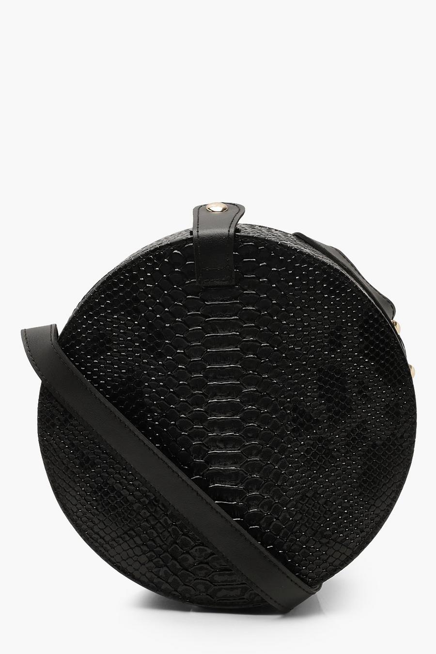Structured Round Drum Cross Body Bag image number 1