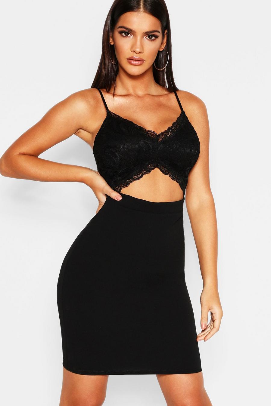Lace Cut Out Bodycon Dress image number 1