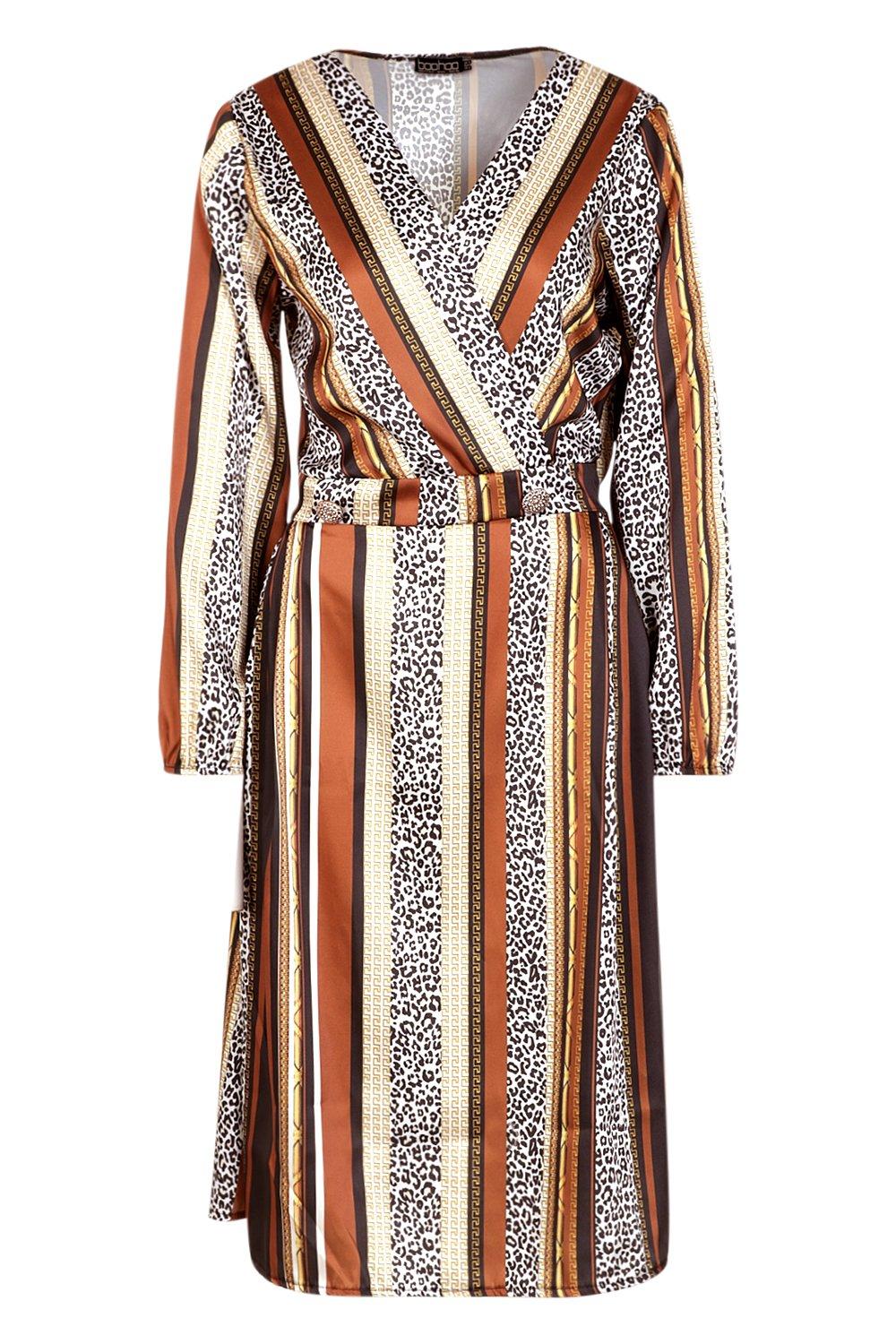 Stripe button hotsell front midi dress