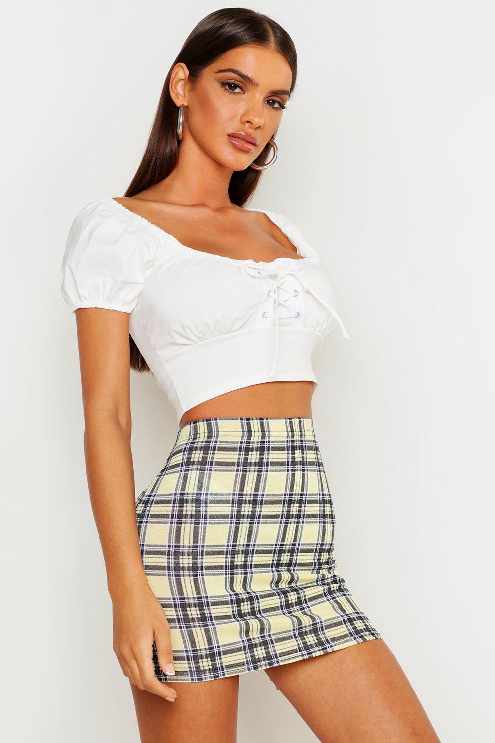 boohoo bodycon skirt