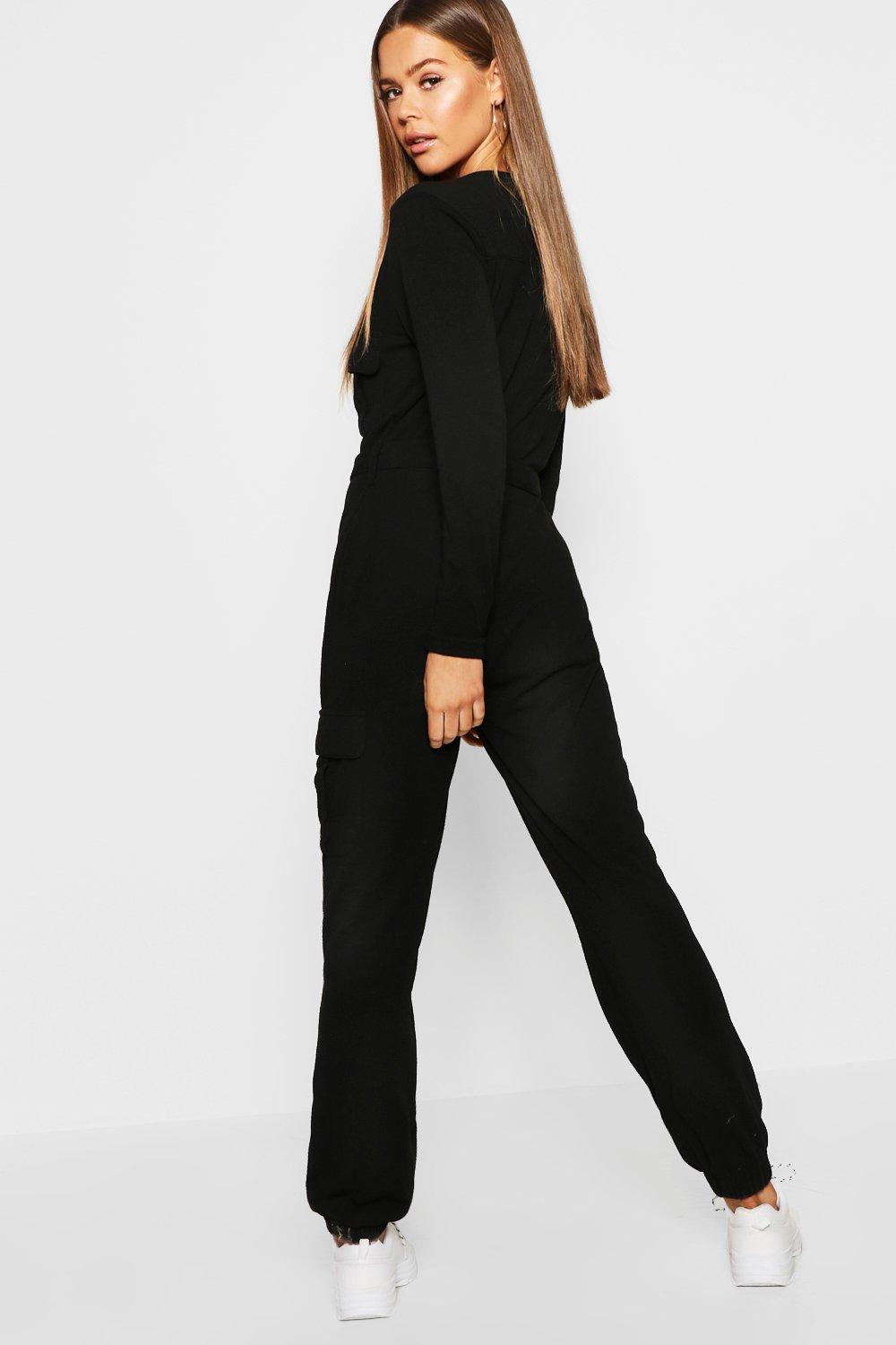 utility jumpsuit boohoo