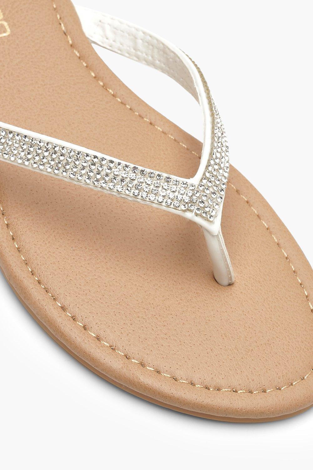 White flip flops womens 2024 uk