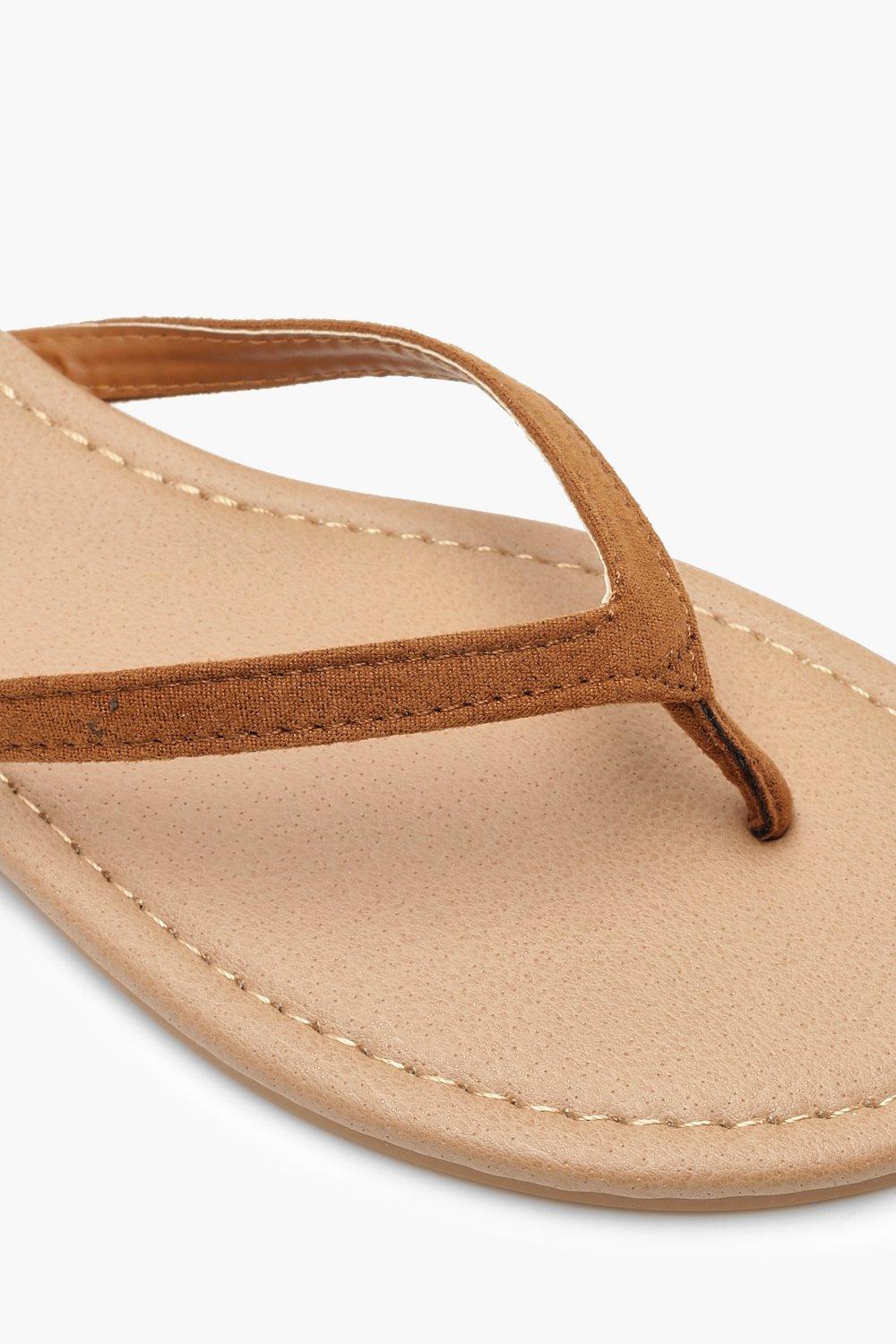 Wide Width Padded Toe Post Flip Flop