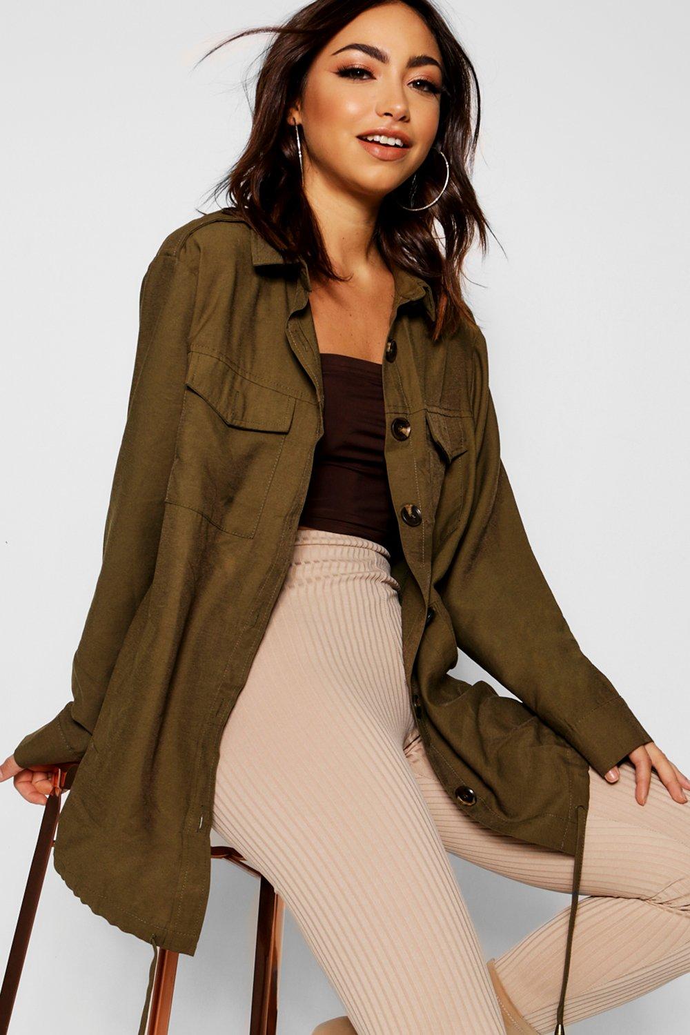 Oversized utility jacket on sale women's