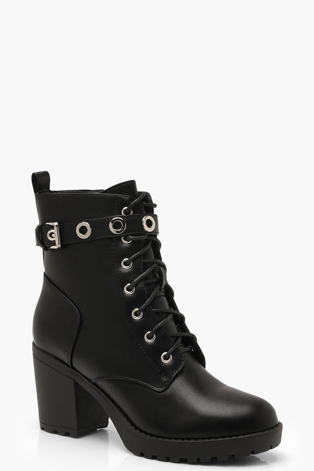 chunky lace up shoes