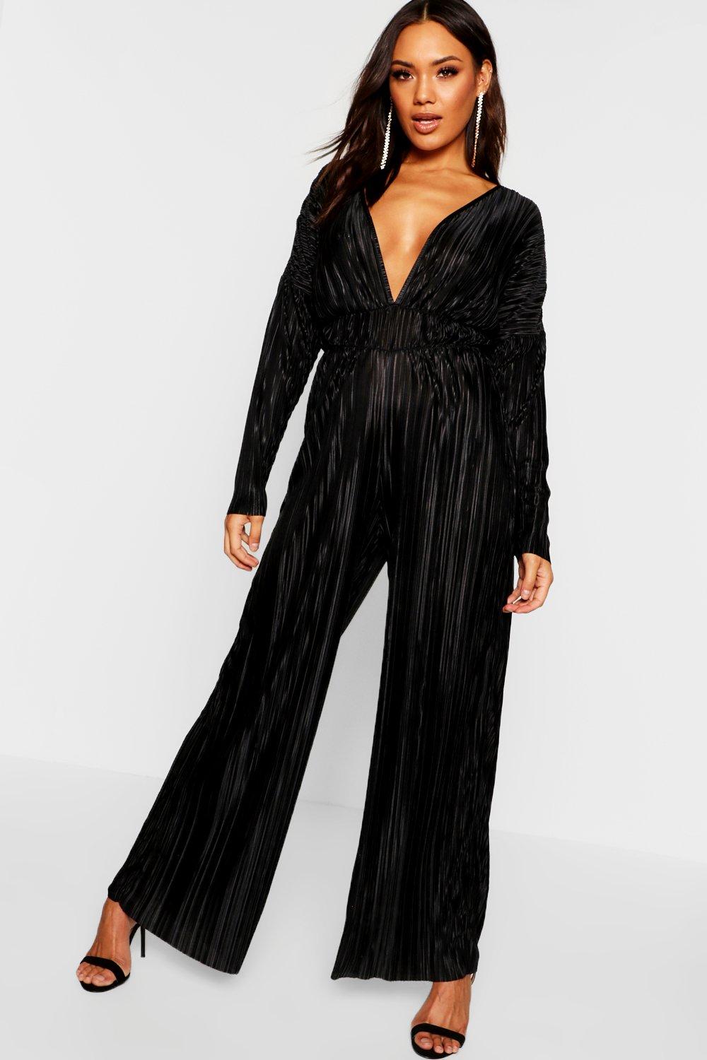 black long sleeve jumpsuit uk