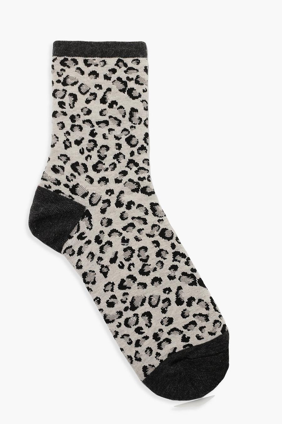Knöchelhohe Socken mit Leopardenmuster image number 1