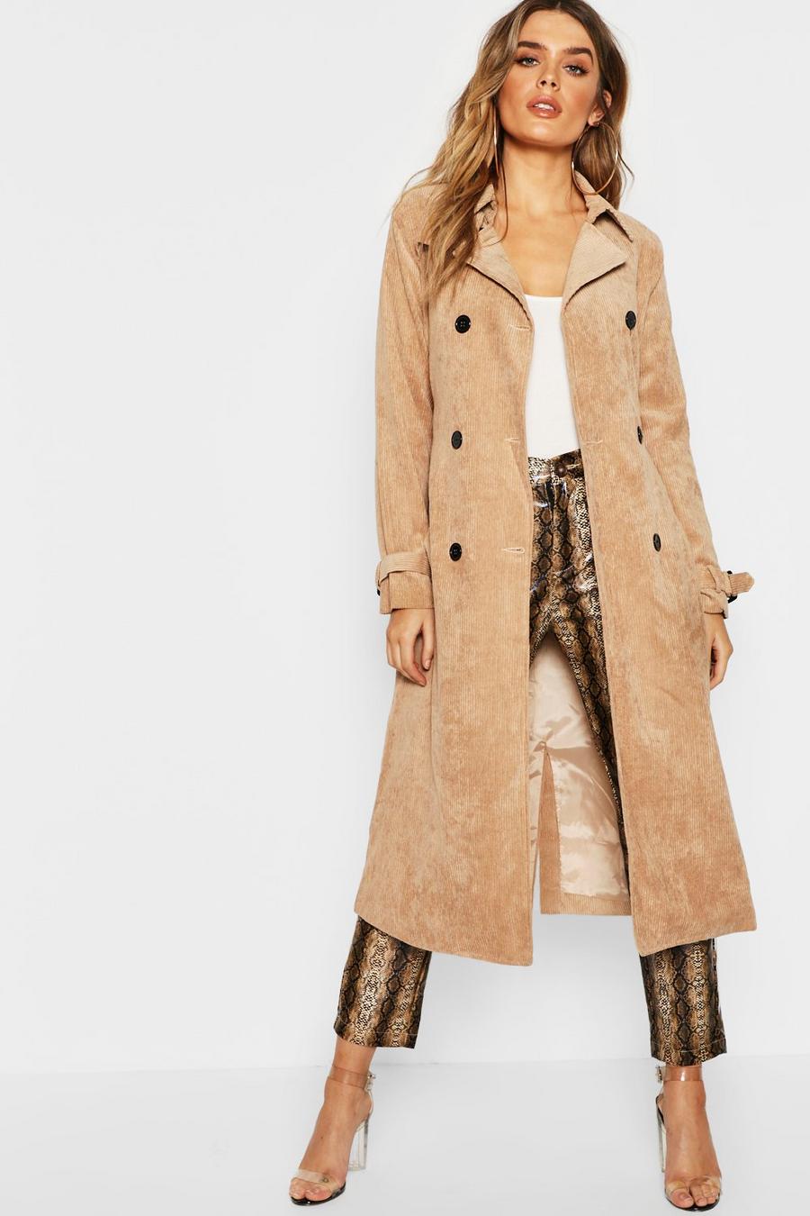 Stone Cord Trench Coat image number 1