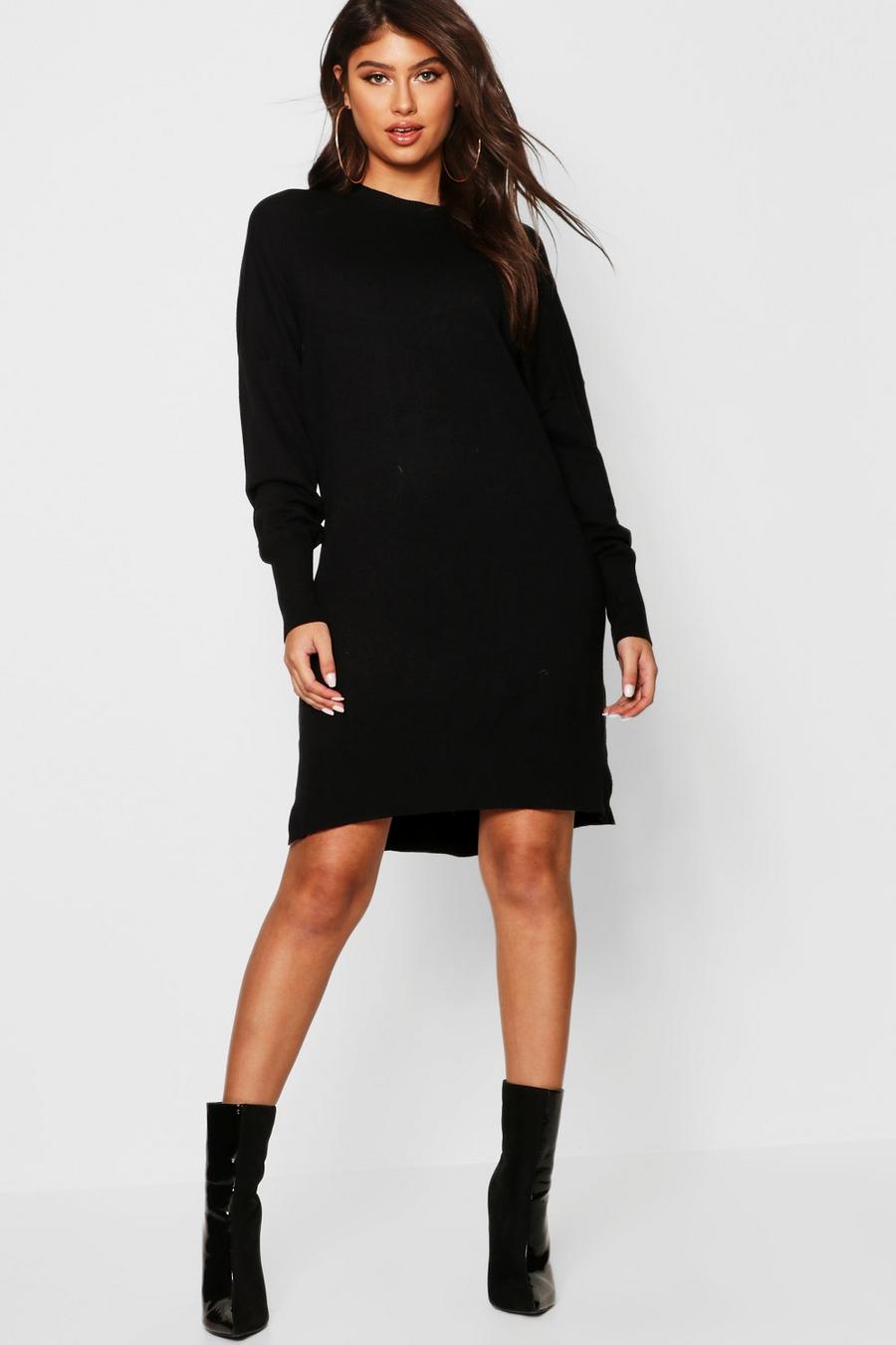 Crew Neck Knitted Oversized Jumper image number 1