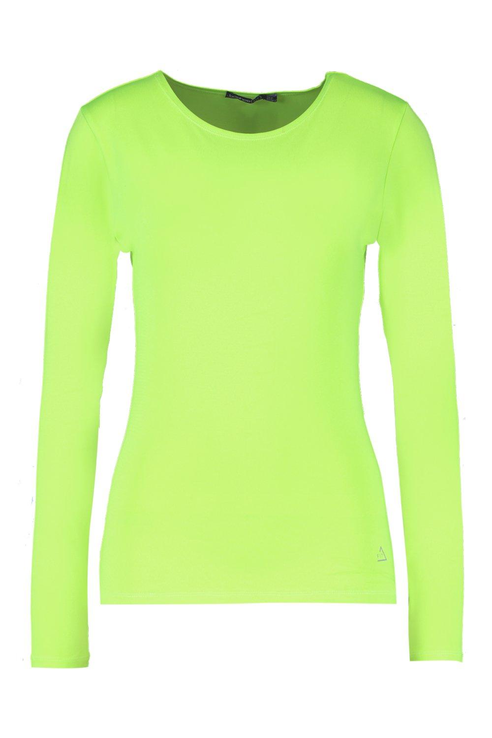 neon long sleeve womens