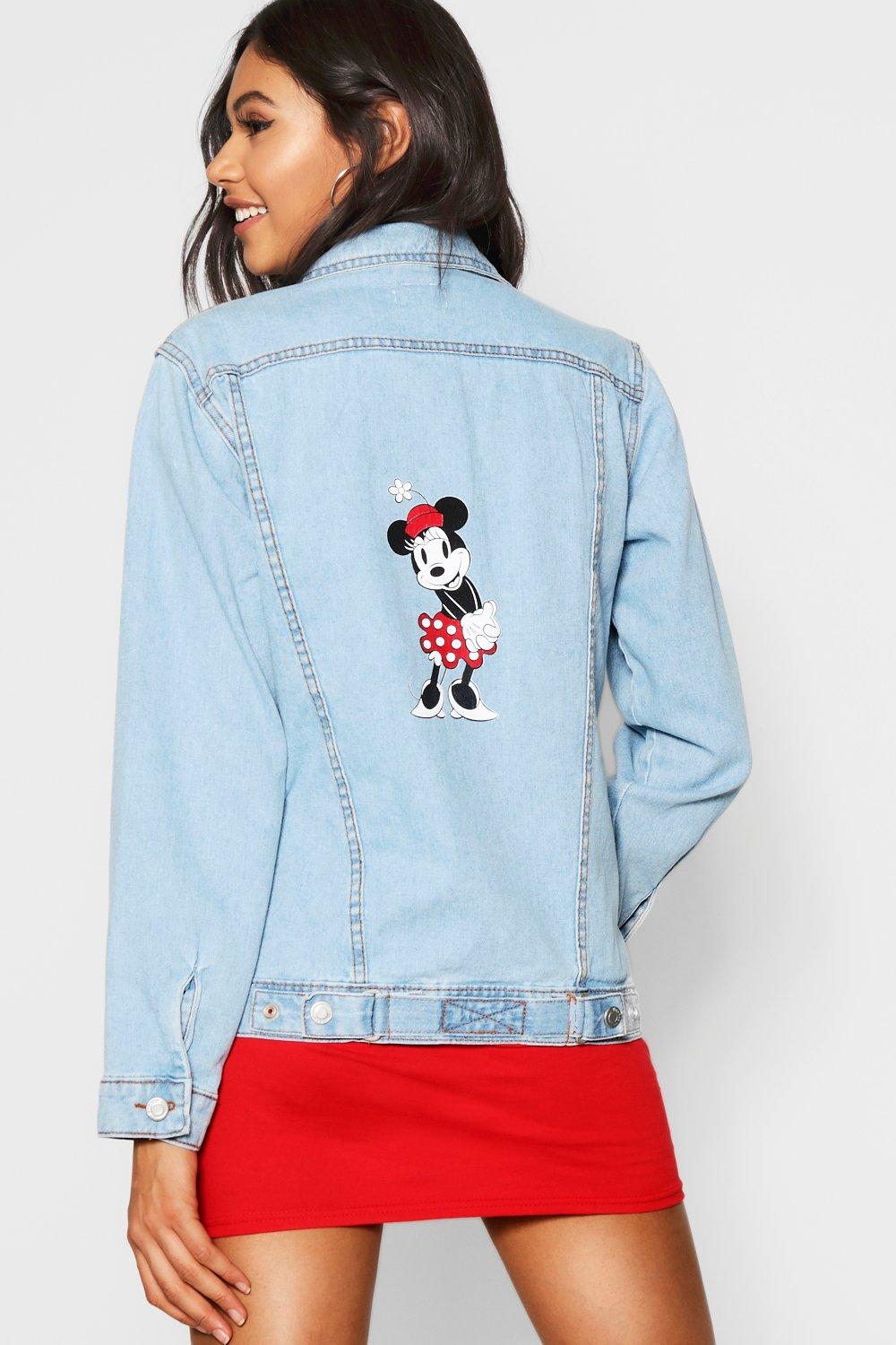 graphic denim jacket