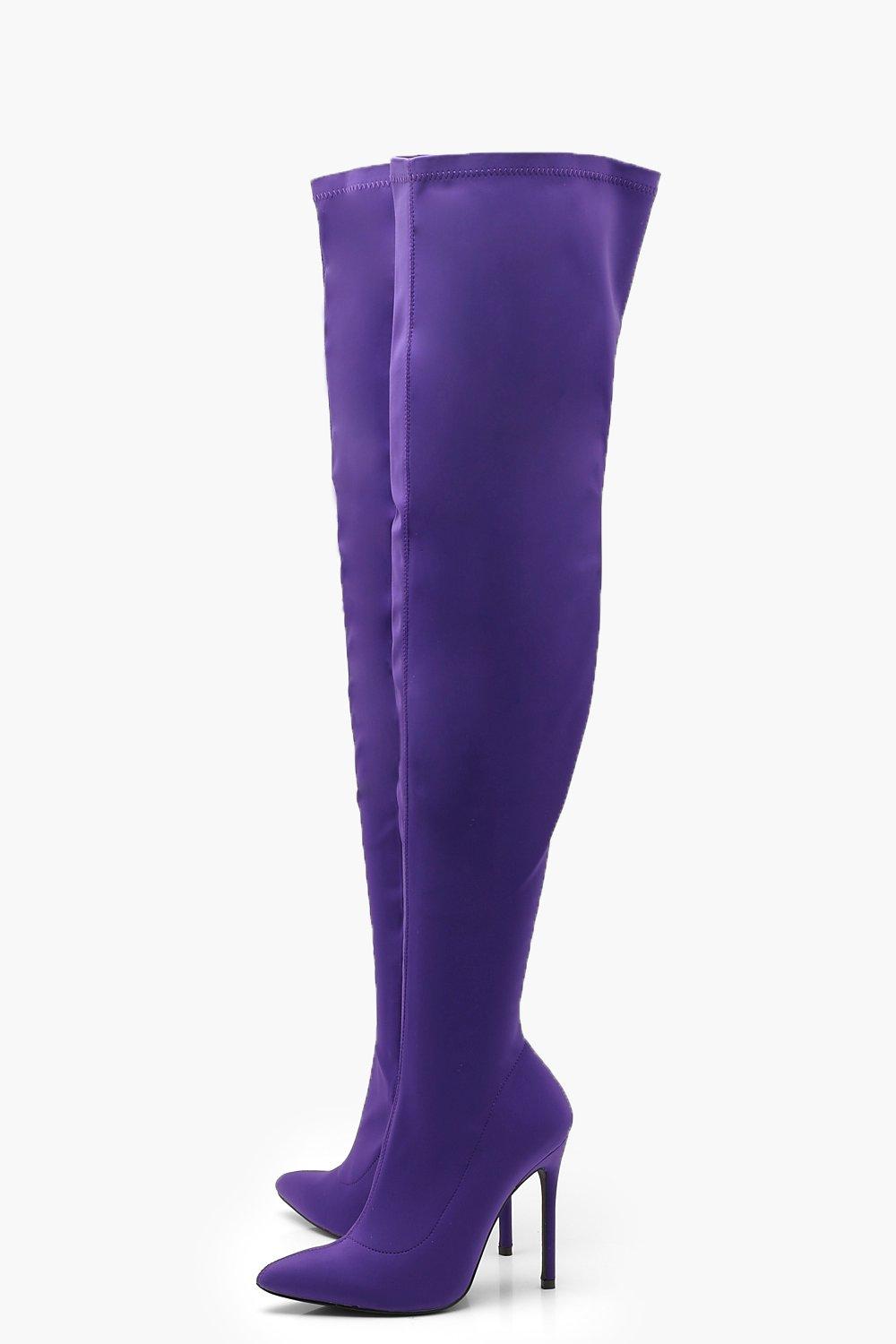 Stivali sopra ginocchio elasticizzati outlet