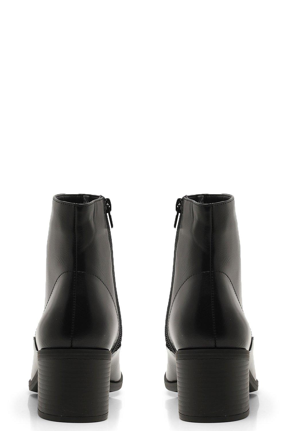 Ankle boots low outlet heel