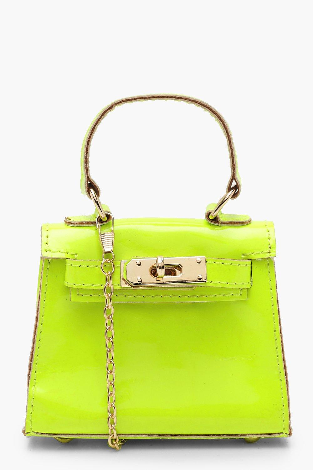 Green neon cheap bag