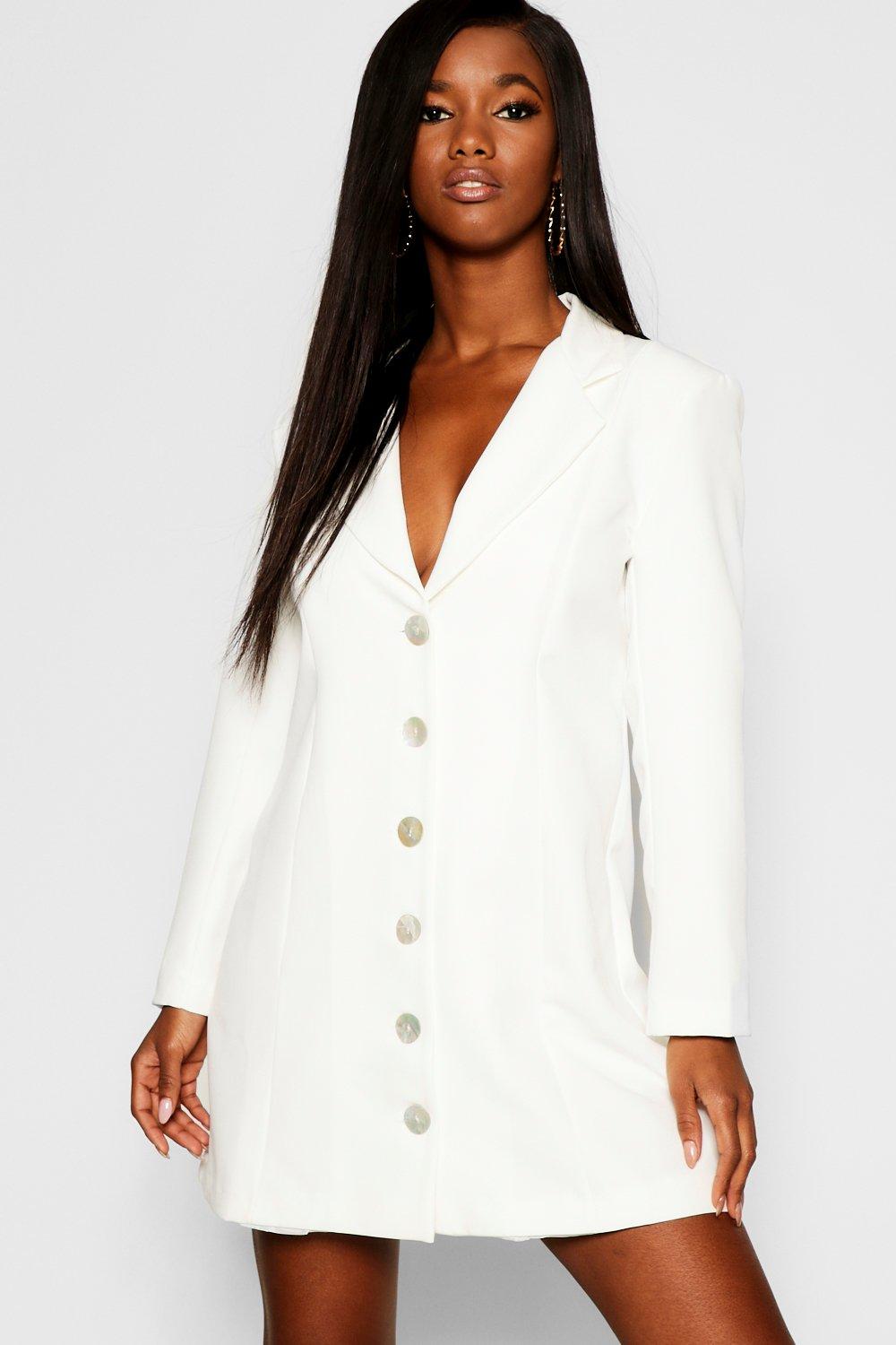 Button blazer dress hotsell