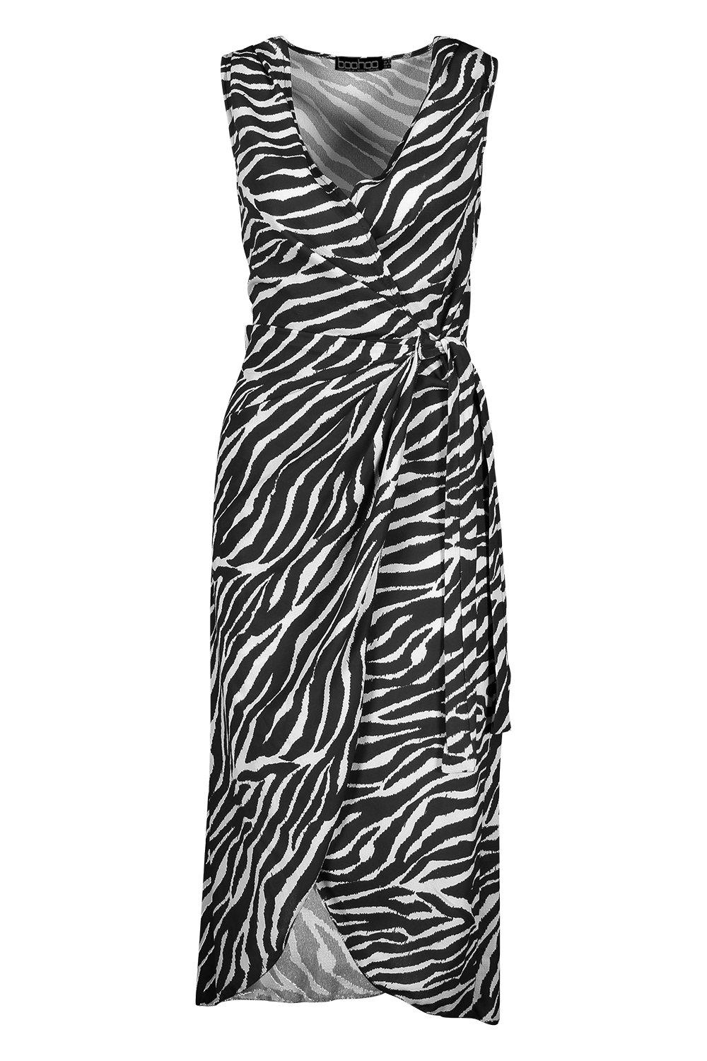 Boohoo tiger 2024 print dress