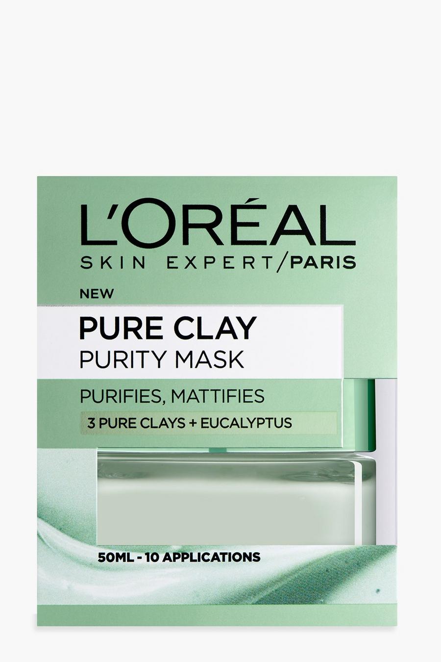 Masque purifiant pour le visage à l’argile pure L’Oréal Paris image number 1