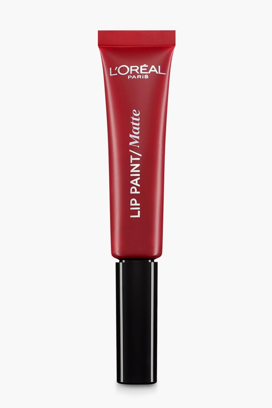 L'Oreal Infall Lip Paint- Apocalypse Red 205 image number 1