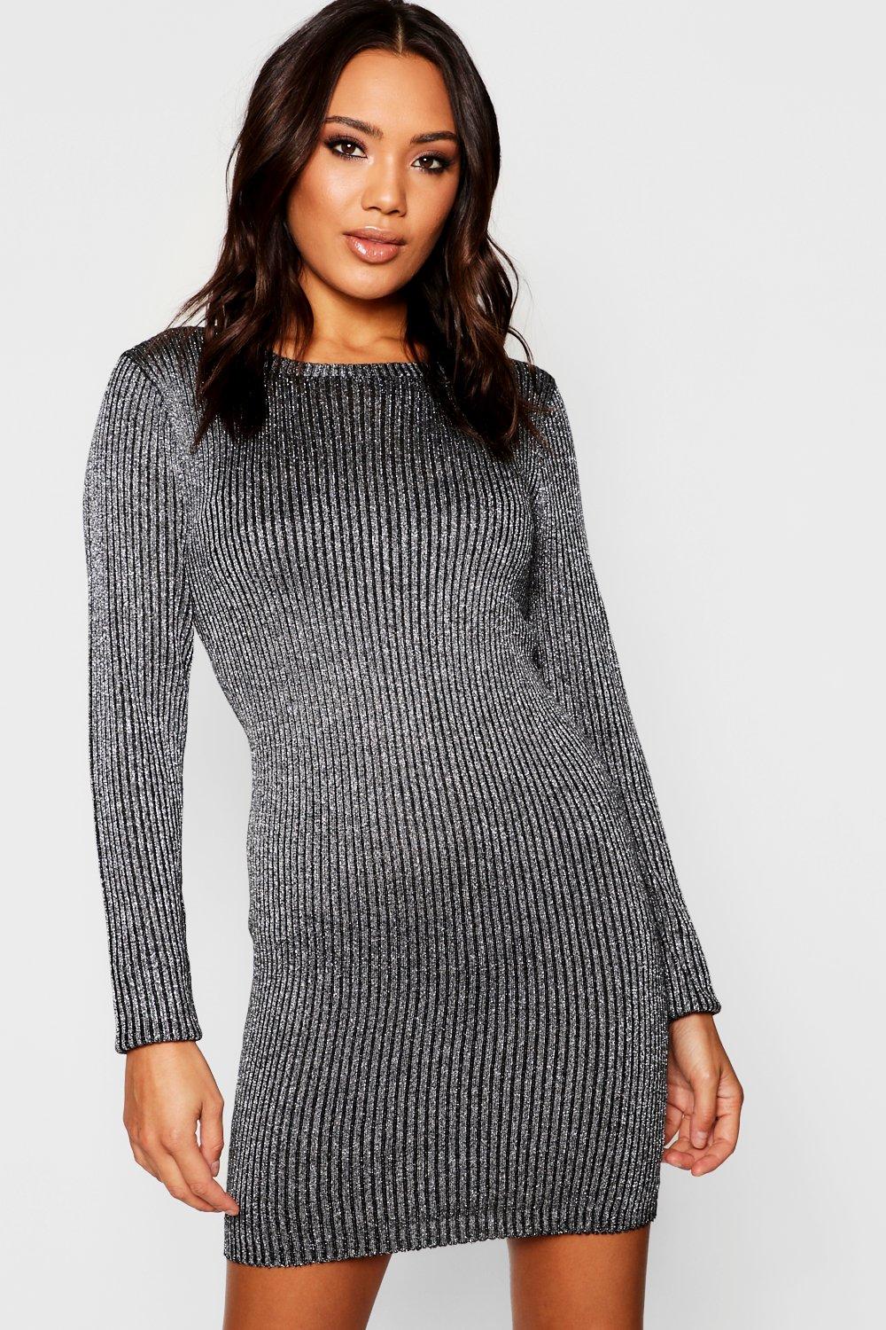 chunky cable knit dress