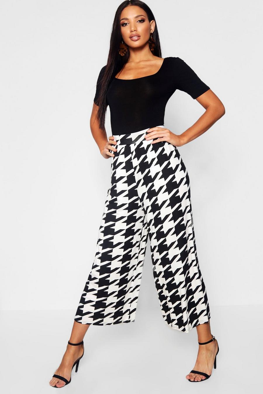 Dogtooth Jersey Culottes image number 1