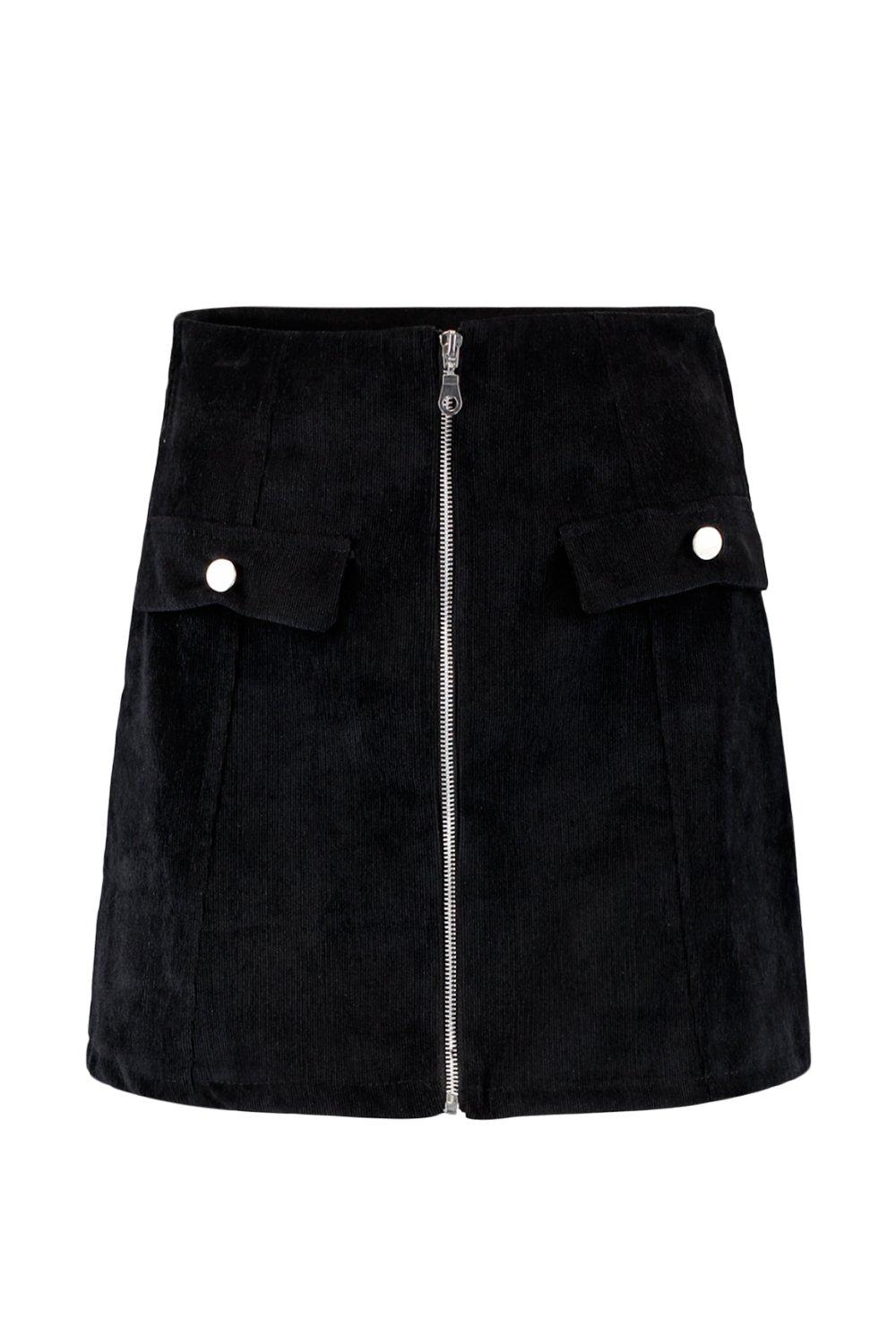 Jumbo Cord Mini Skirt