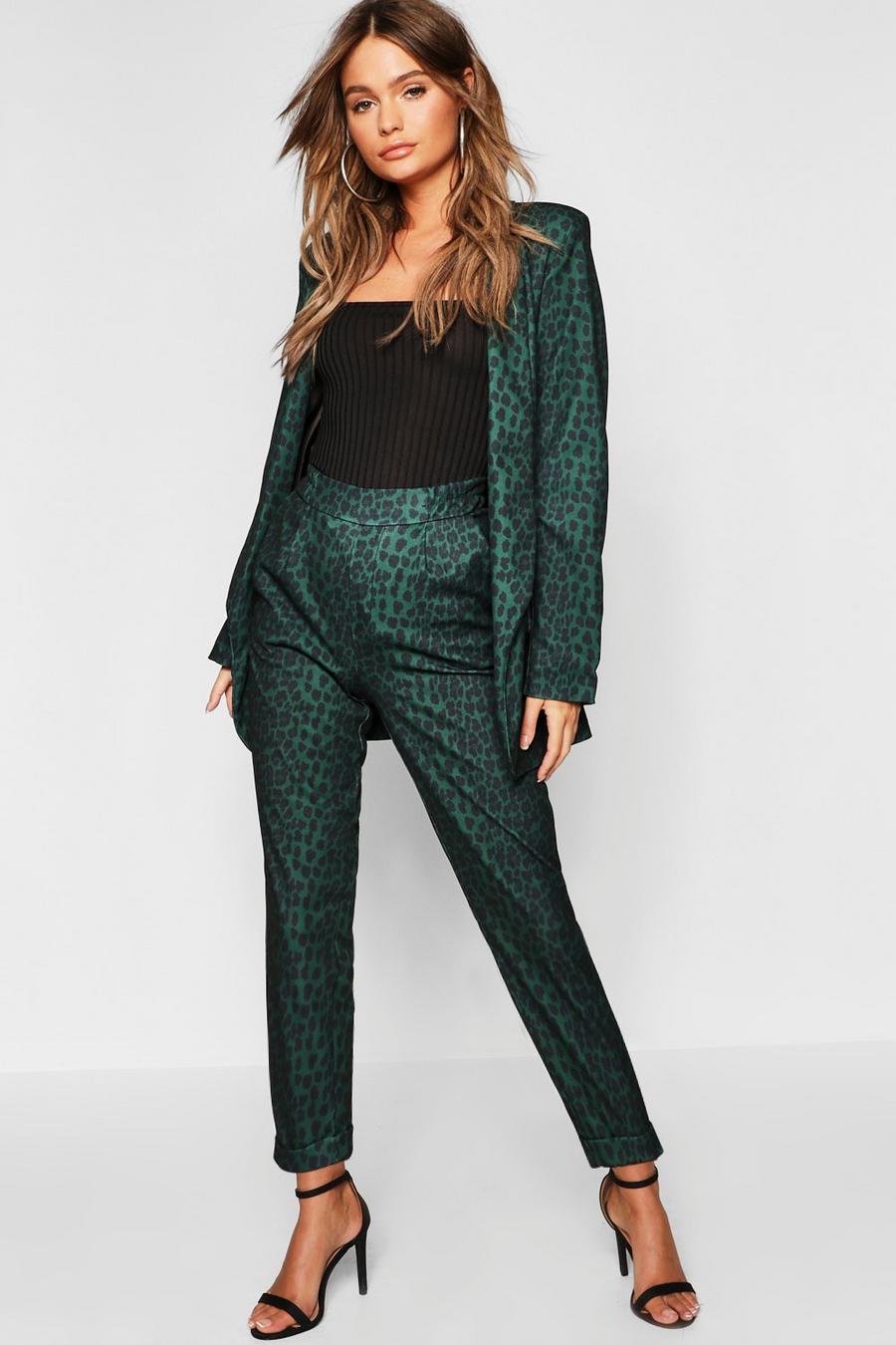 Leopard Tapered Pants image number 1
