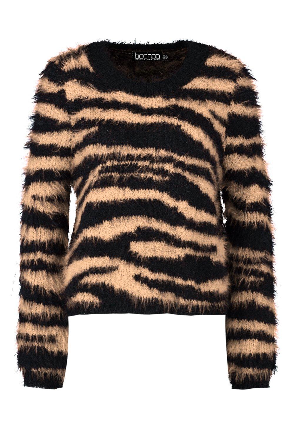 Très Bien - Stüssy Printed Fur Sweater Tiger