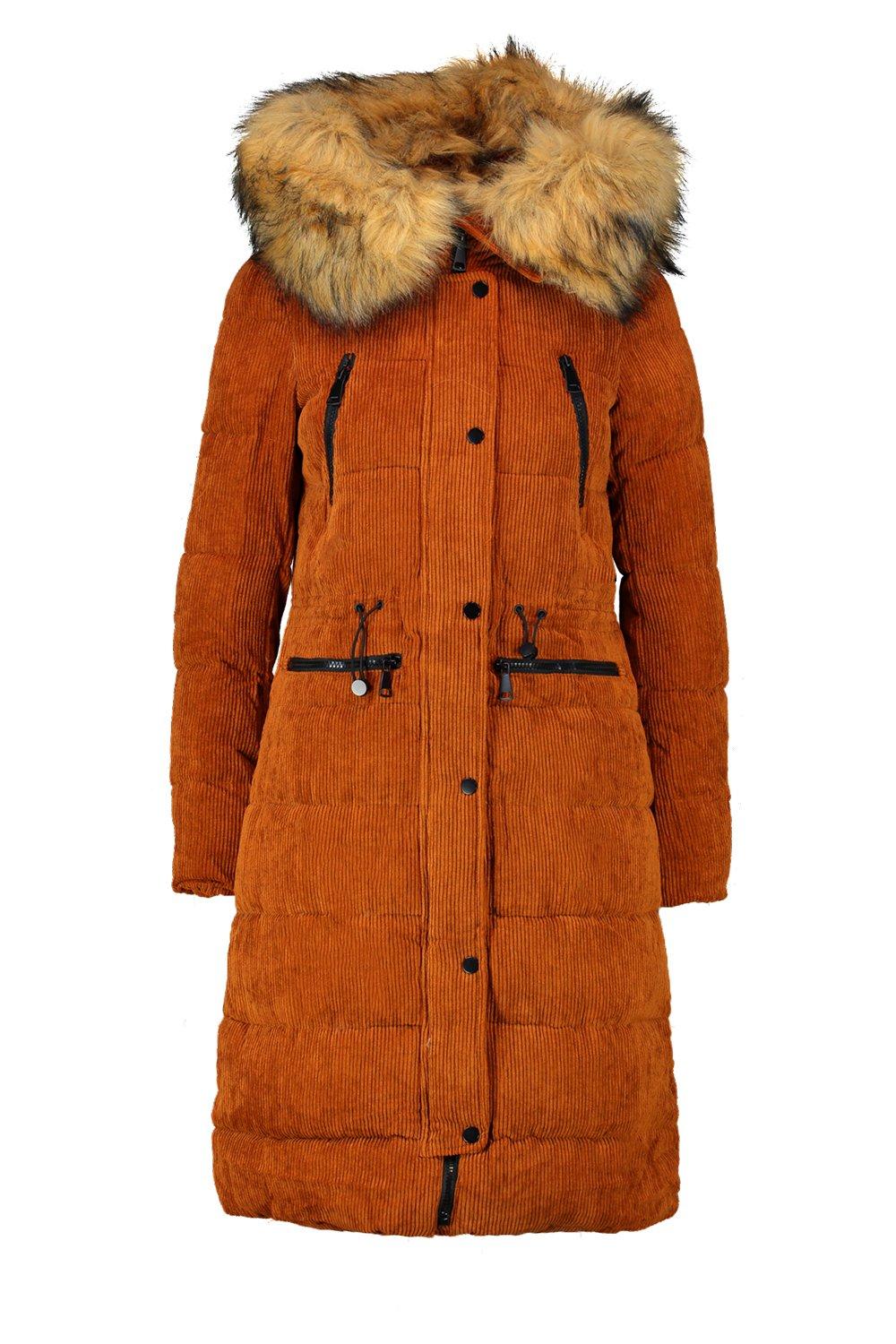 Parka velours cotelé online femme