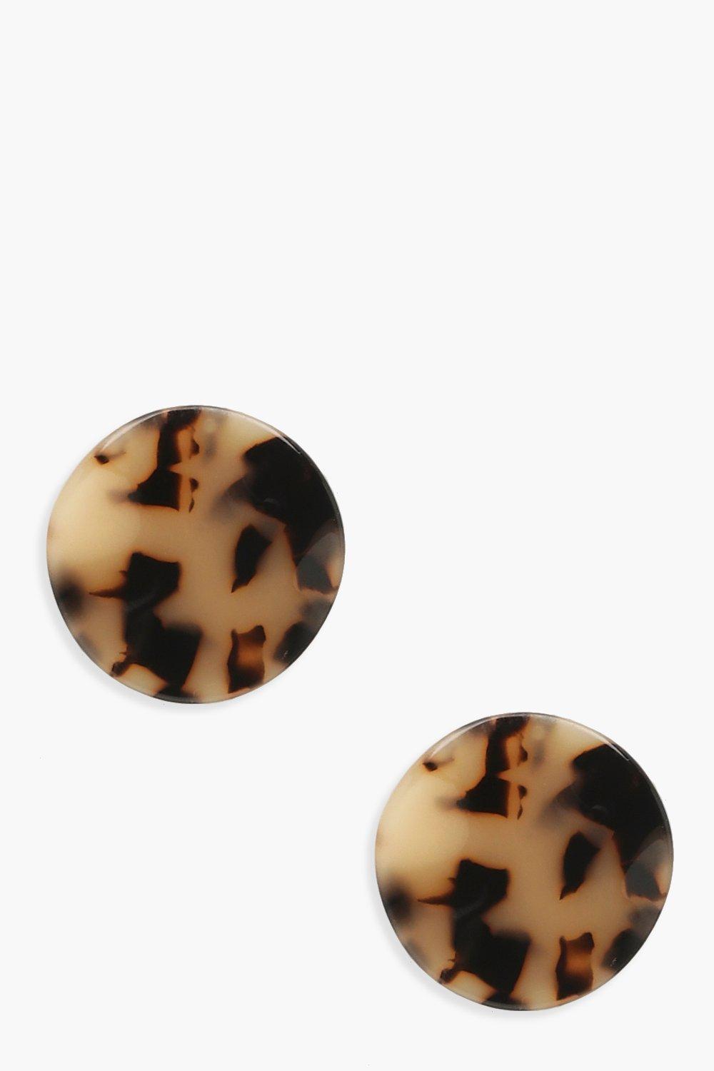 Tortoise shell hot sale stud earrings